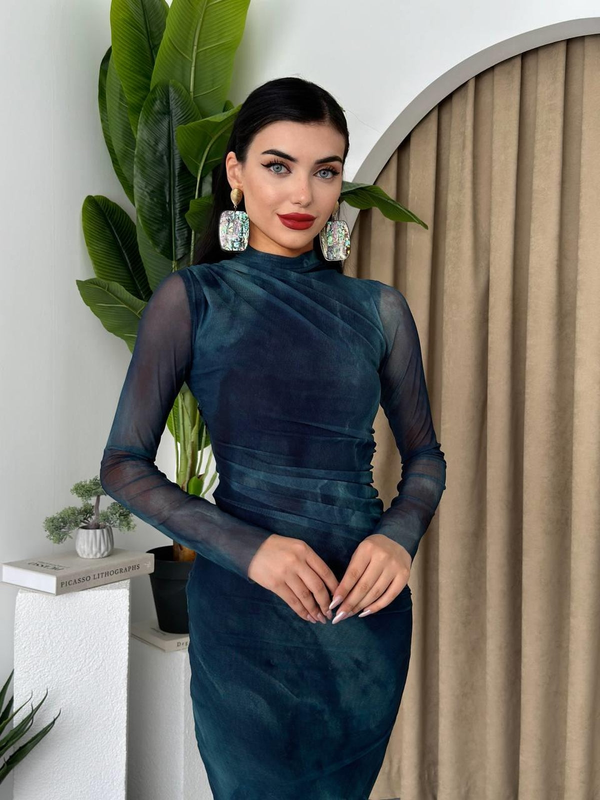 Lizz Midi Elbise