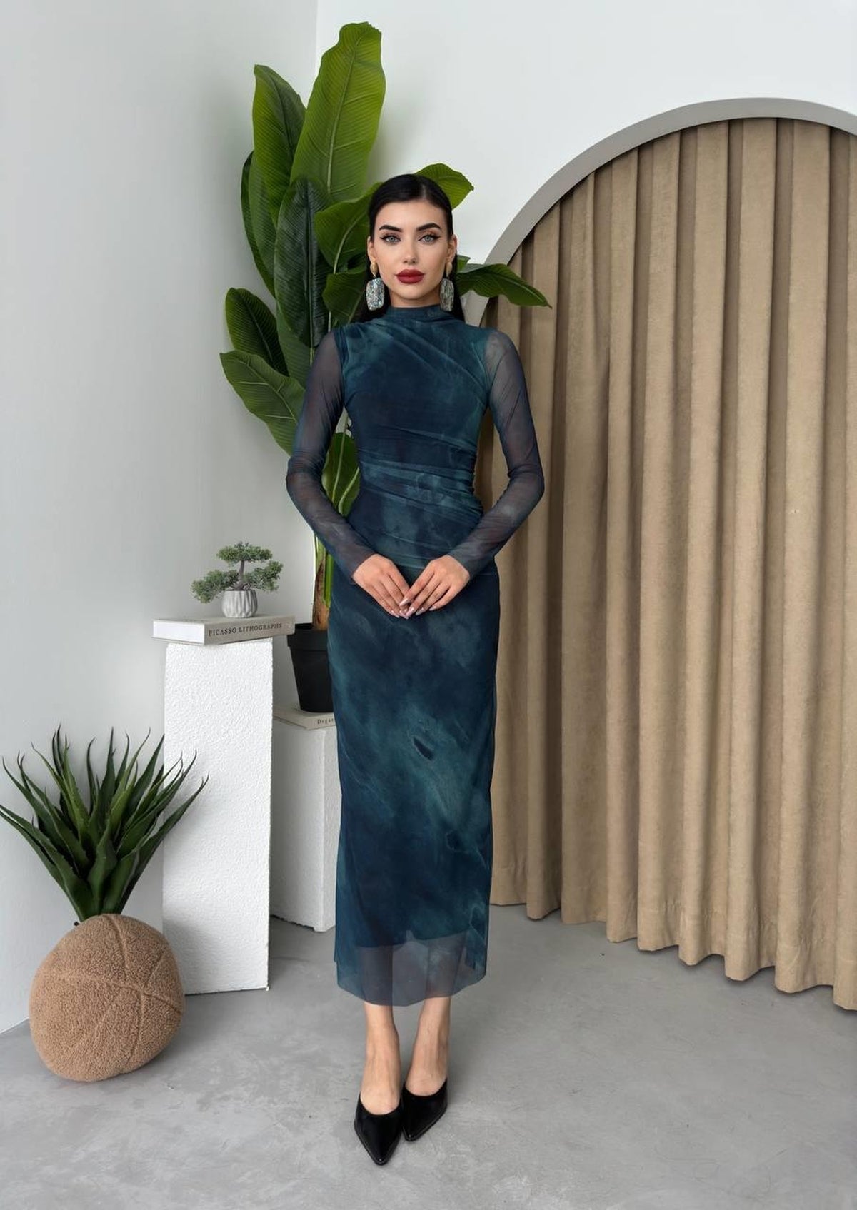 Lizz Midi Elbise