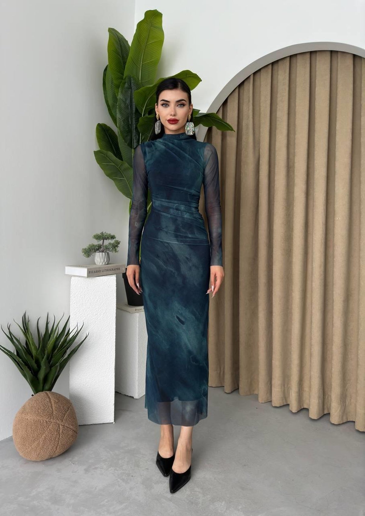Lizz Midi Elbise