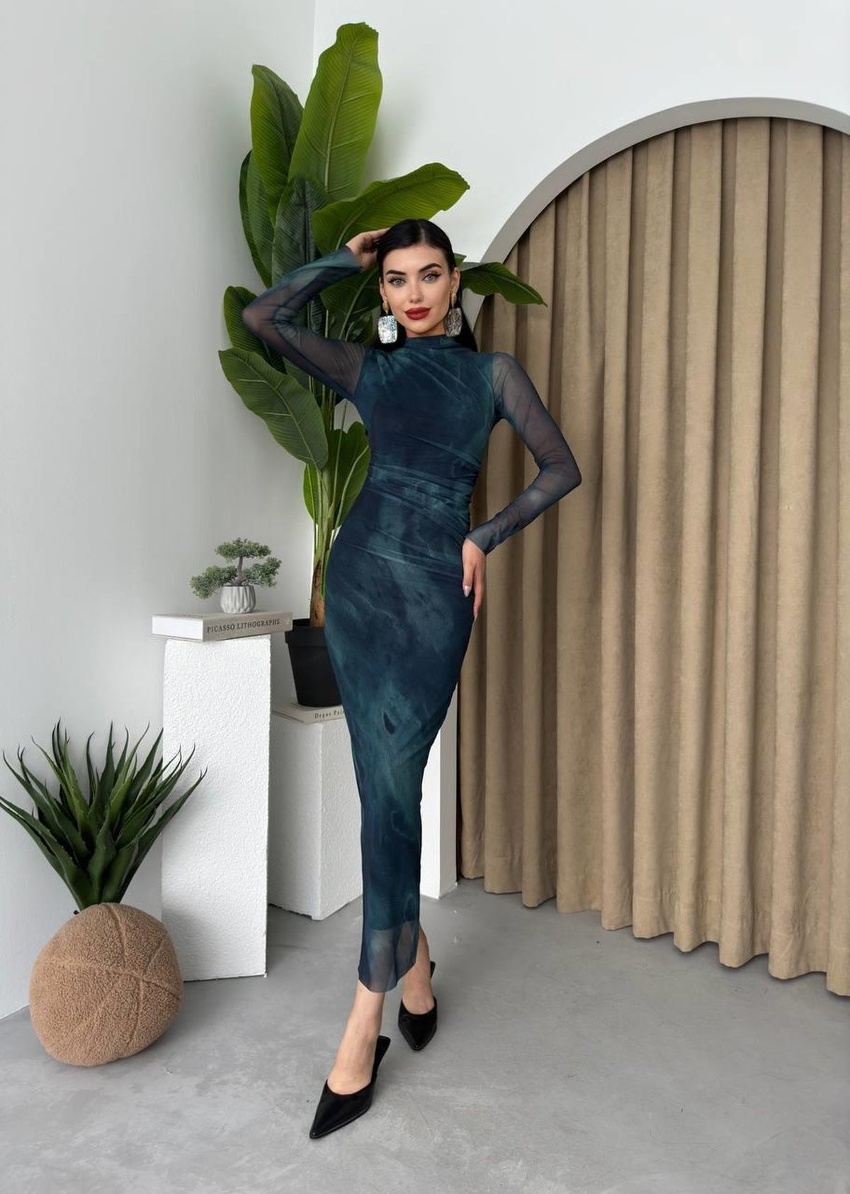 Lizz Midi Elbise