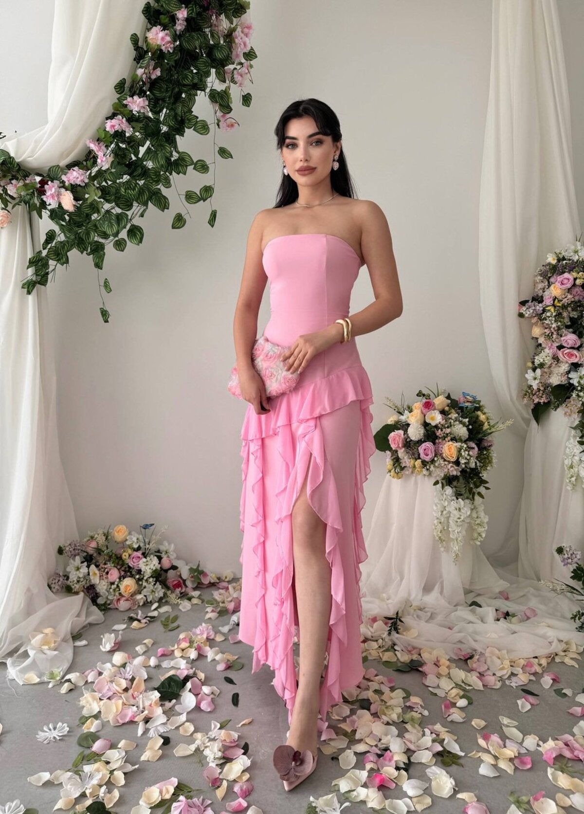 Rochie fără bretele Madel