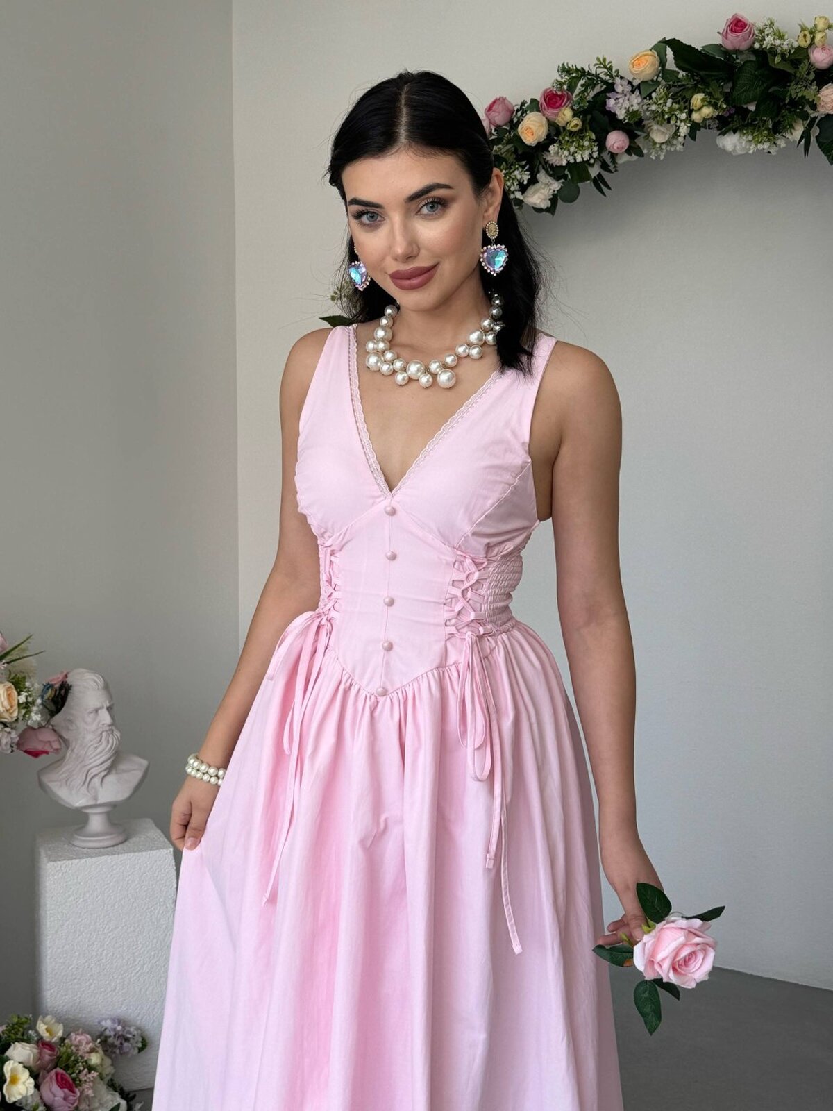 Rochie Mahus cu detalii nasturi