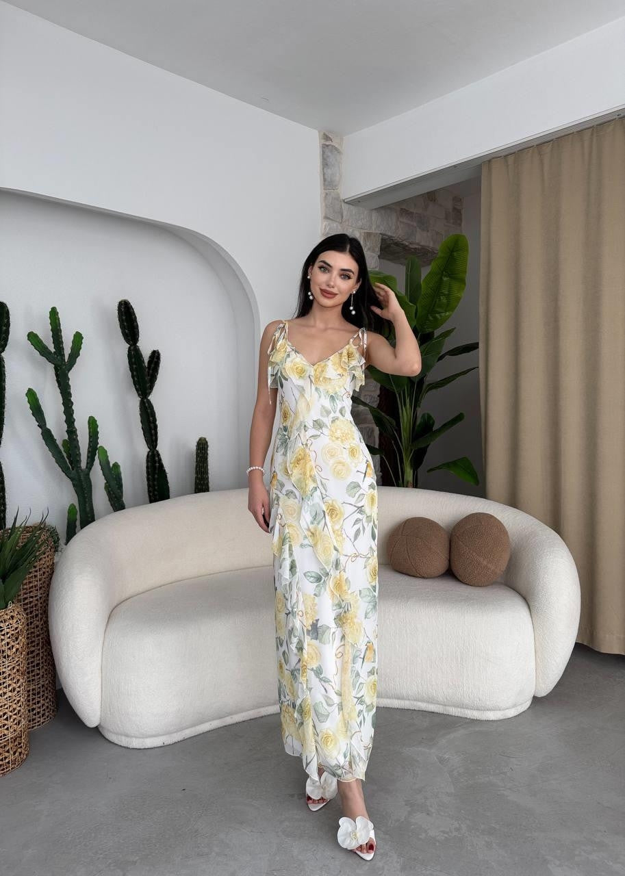 Rochie cu bretele subțiri Mată