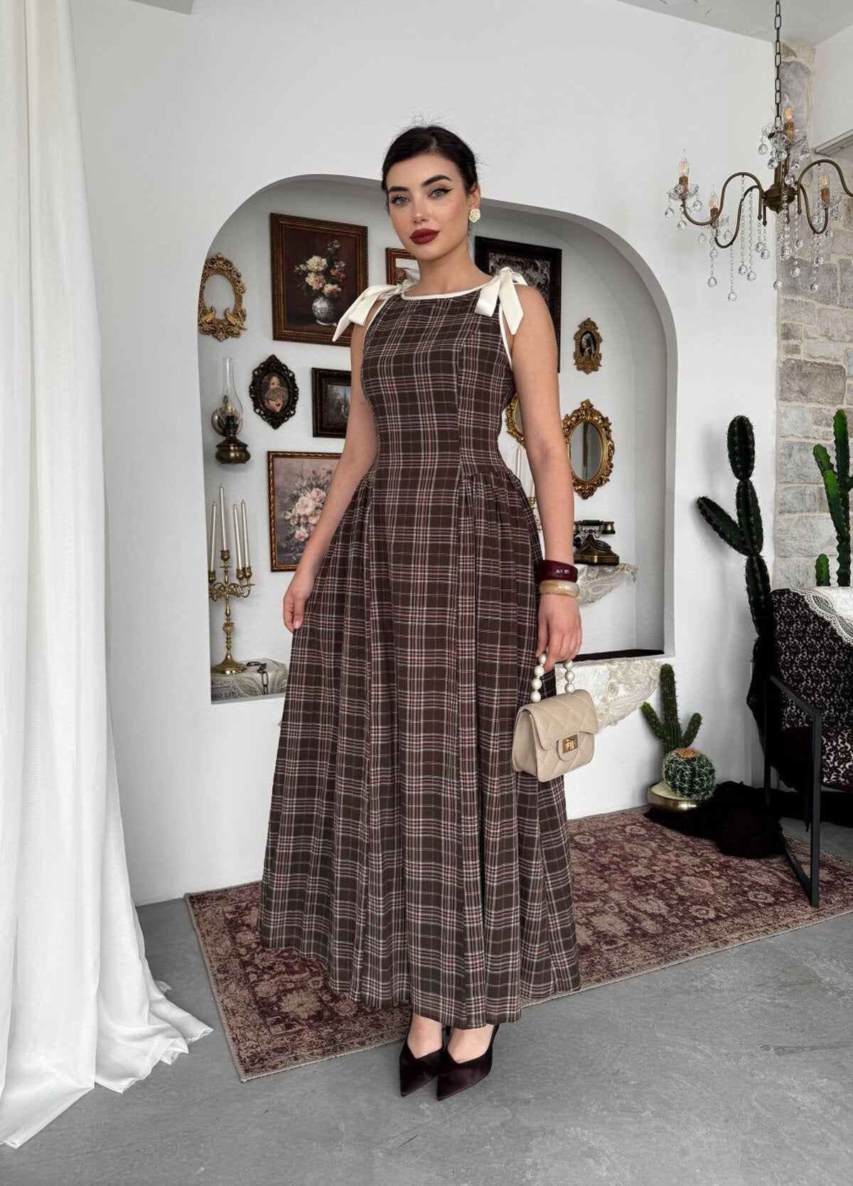 Rochie cu detaliu fundă Mumu