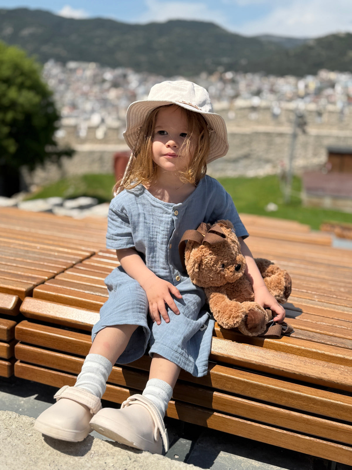 Müslin Bebek Tulum | 6 Ay–3 Yaş | Kız Ve Erkek | RG Brand | RG319 - KREM