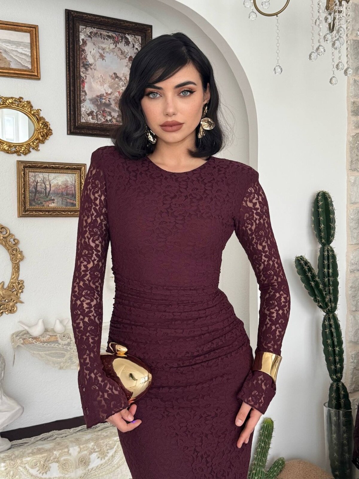 Rochie Midi Din Lycra