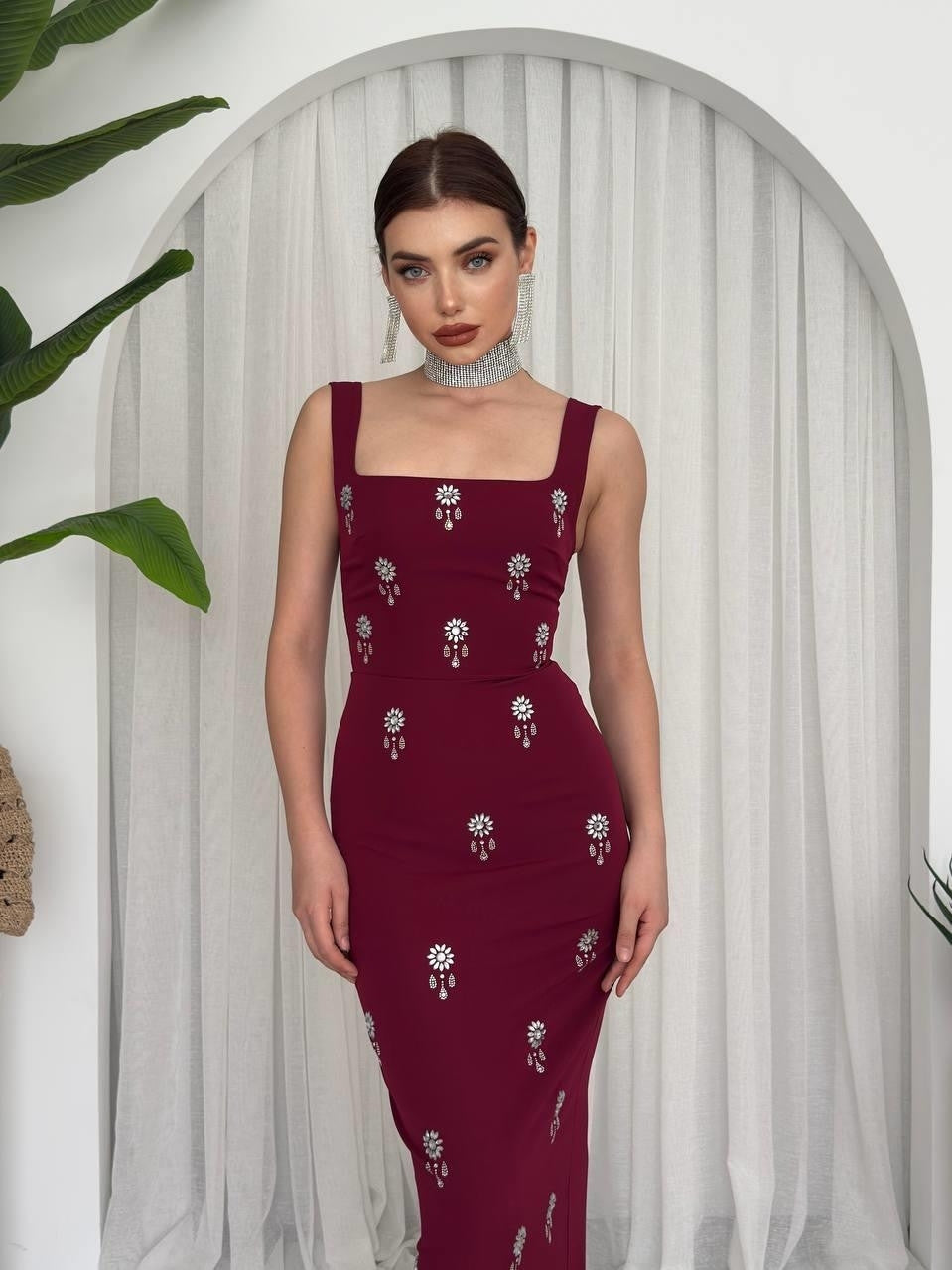 Rochie Ners cu detalii din piatră