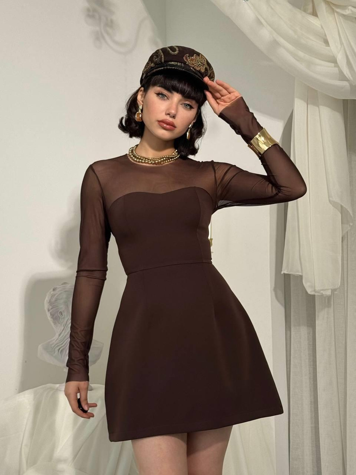 Nessa Transparan Elbise
