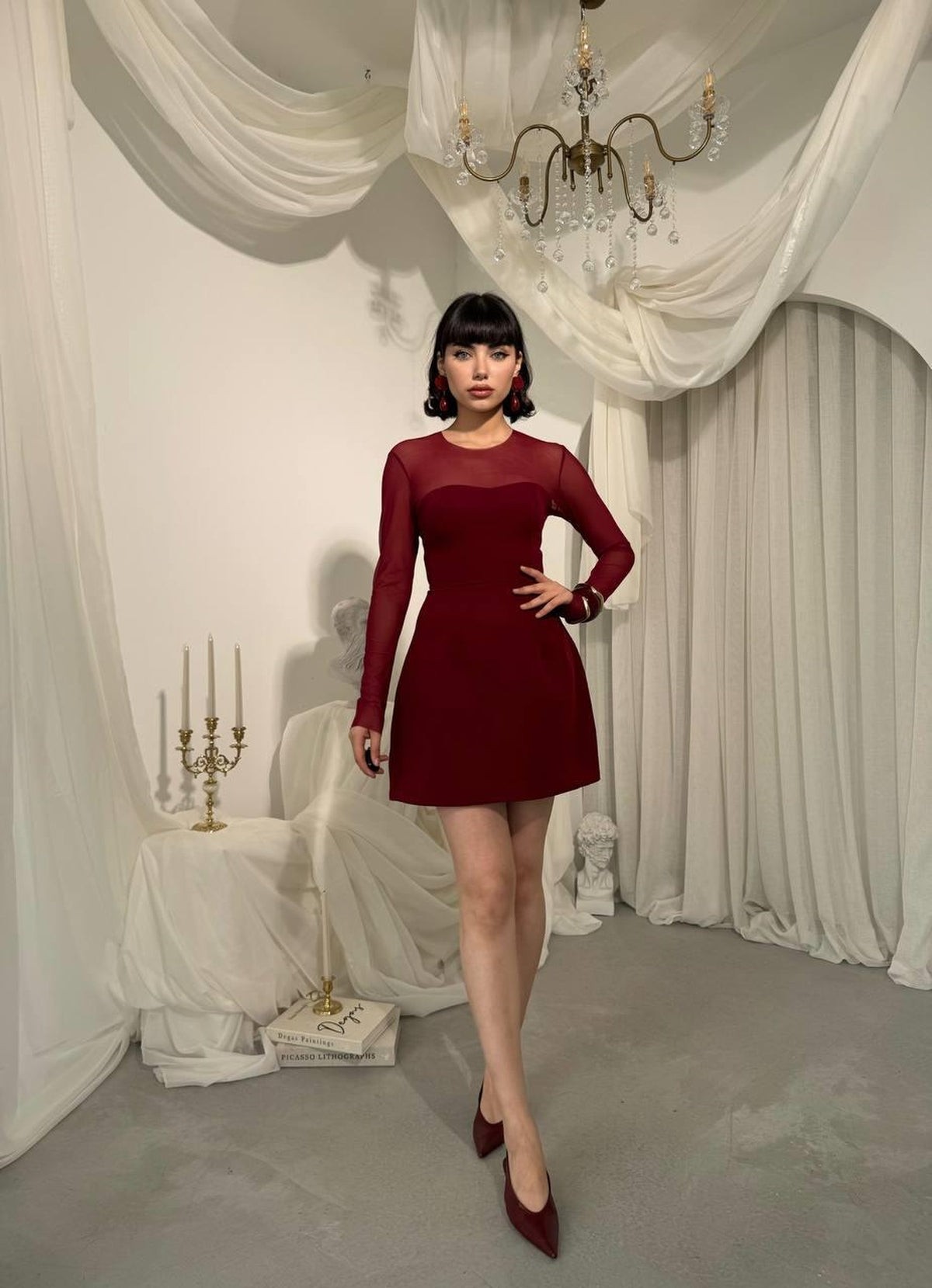 Rochie transparentă Nessa
