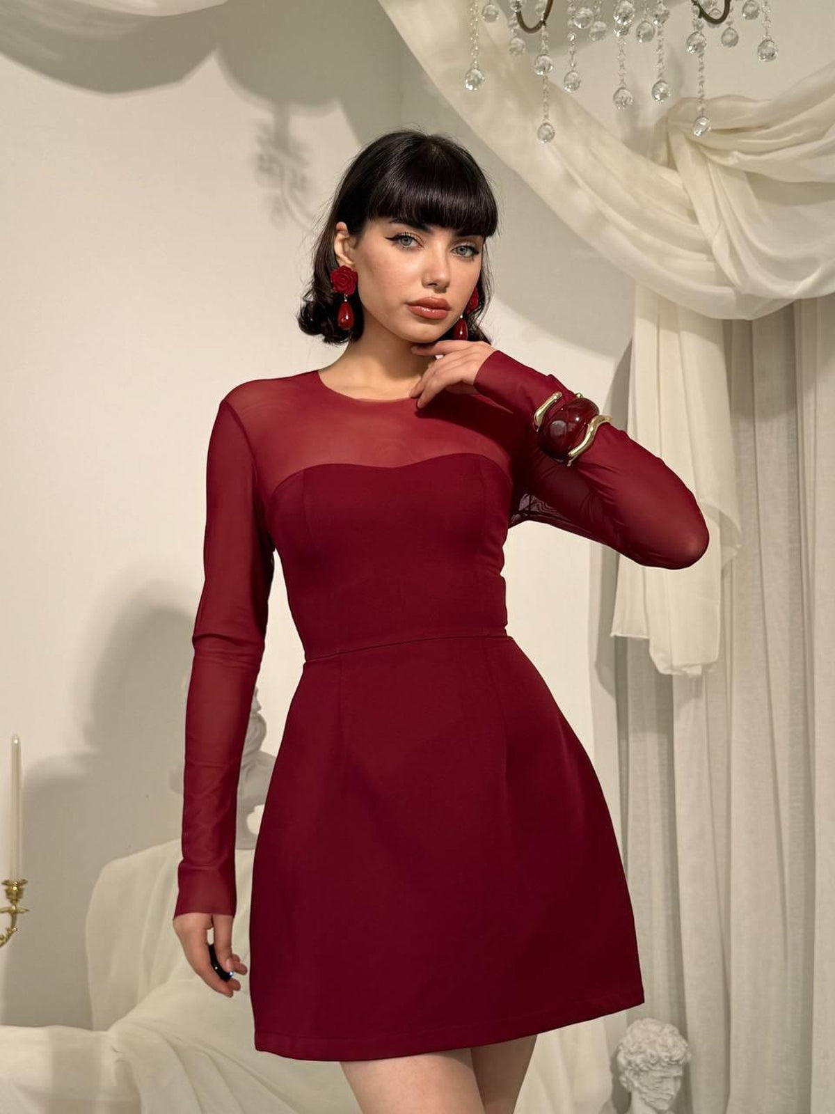 Rochie transparentă Nessa