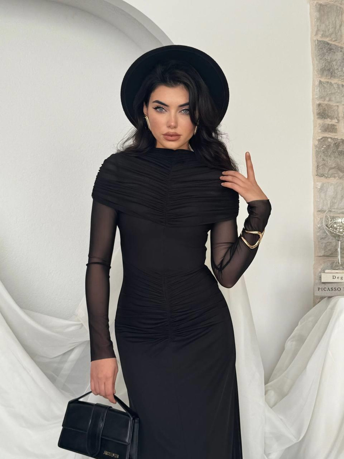 Novia Rochie încrețită