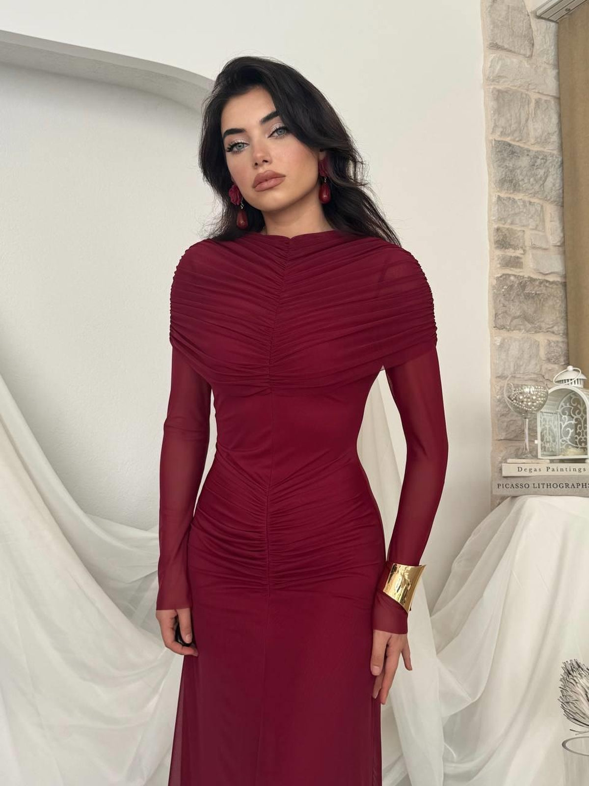 Rochie Novia cu volane