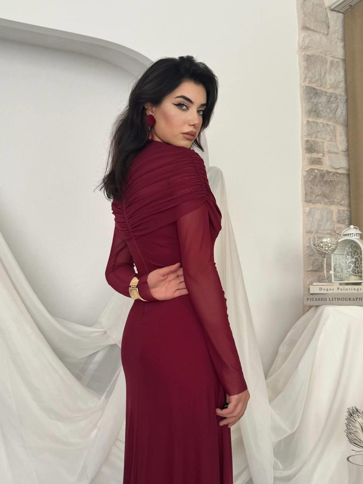 Rochie Novia cu volane