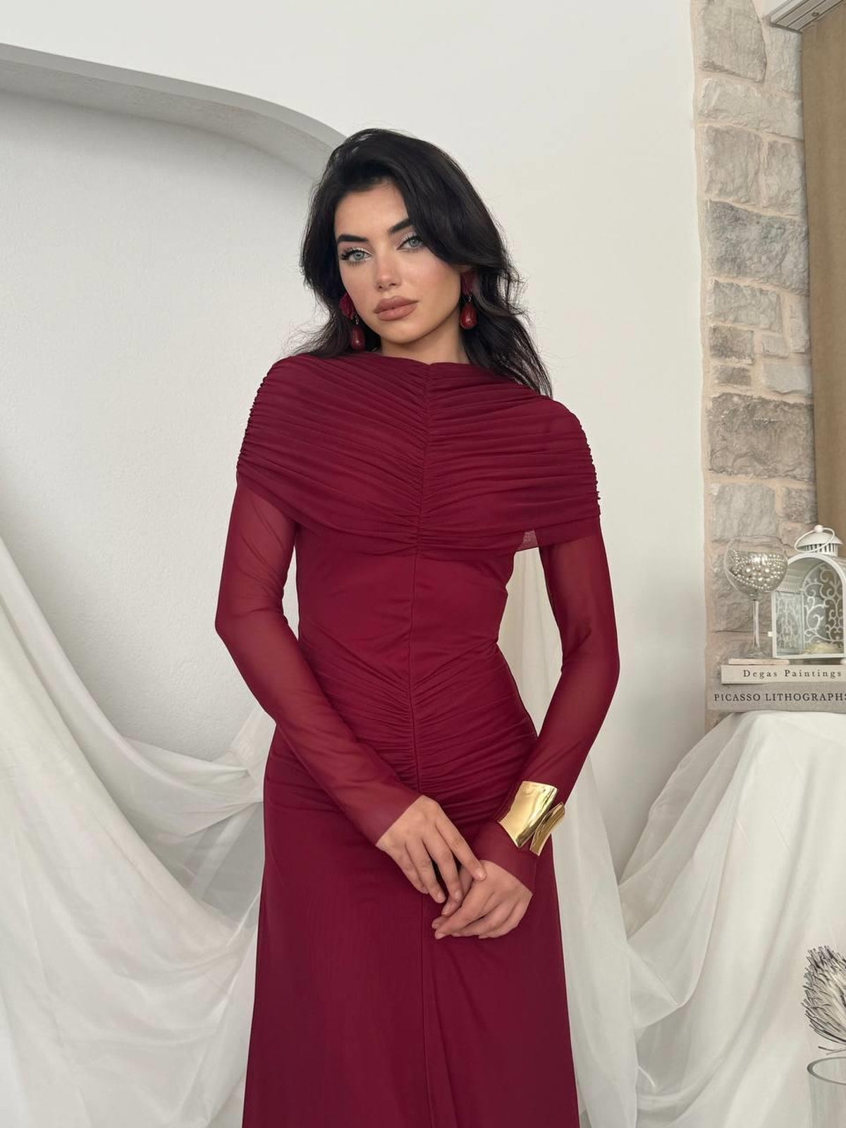 Rochie Novia cu volane