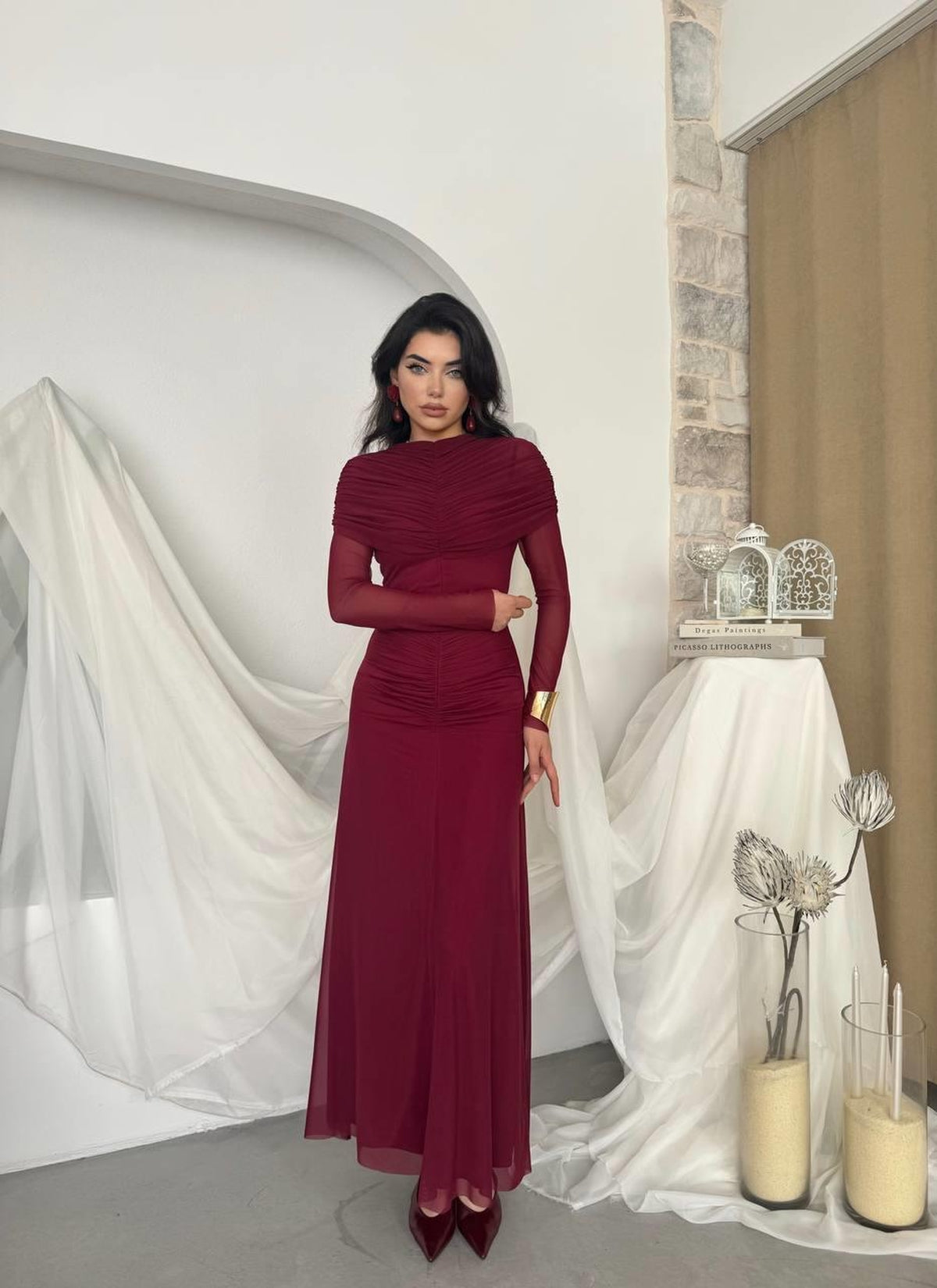 Rochie Novia cu volane