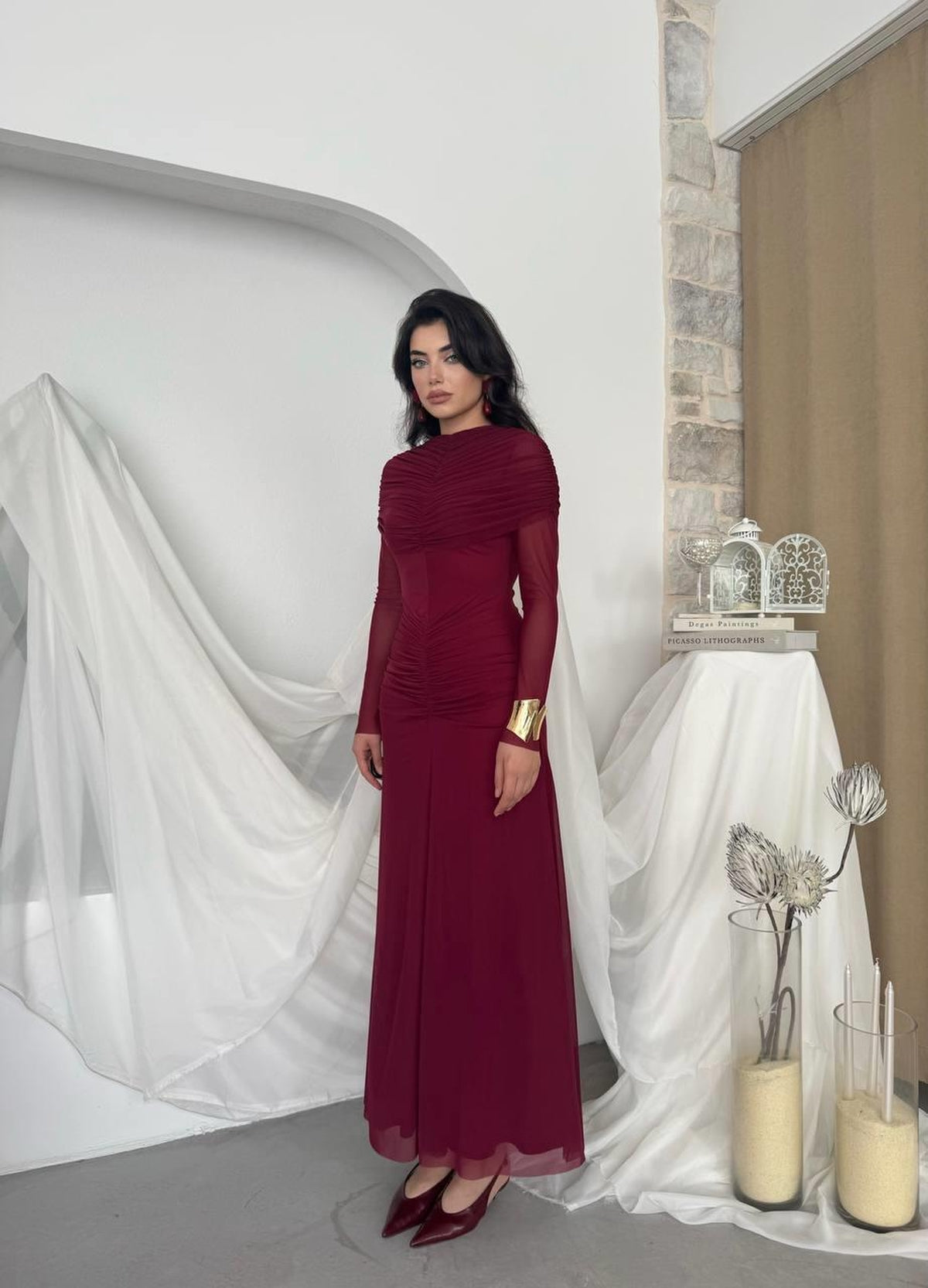 Rochie Novia cu volane