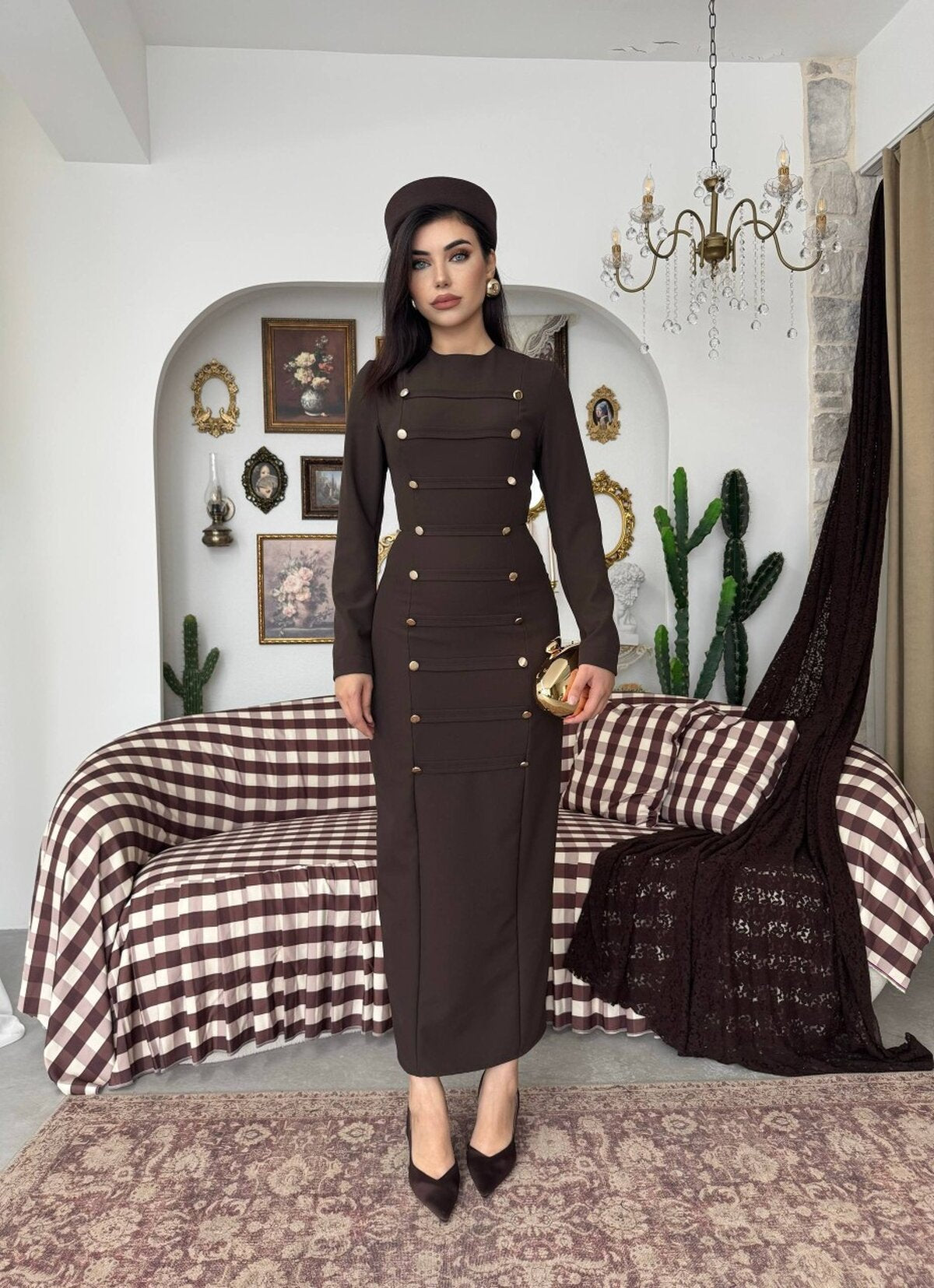 Rochie midi Nuye