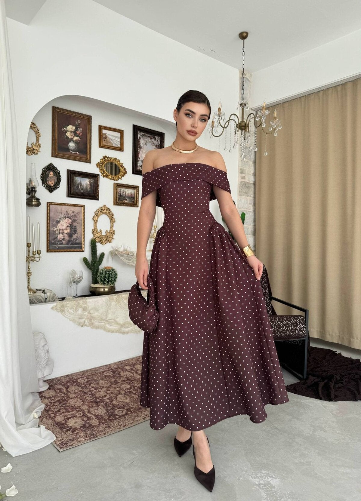 Rochie fără bretele Ogel