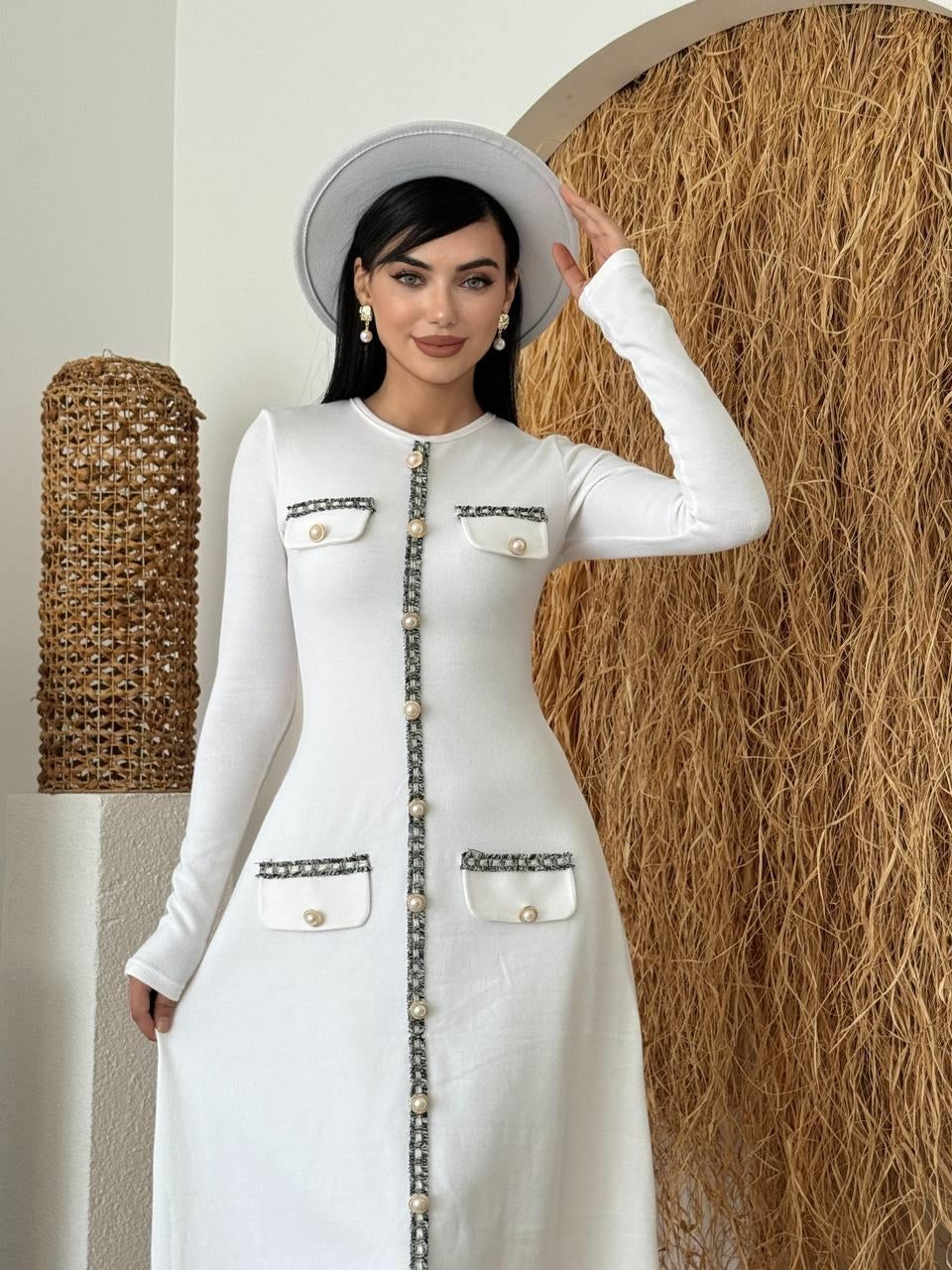 Rochie Orla cu detalii nasturi