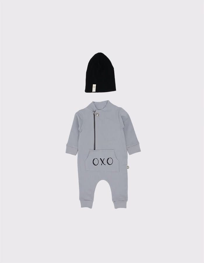 OXO Baskılı Bebek Tulumu ve Bere | 6 Ay–4 Yaş | RG Brand | RG224 - HAKİ