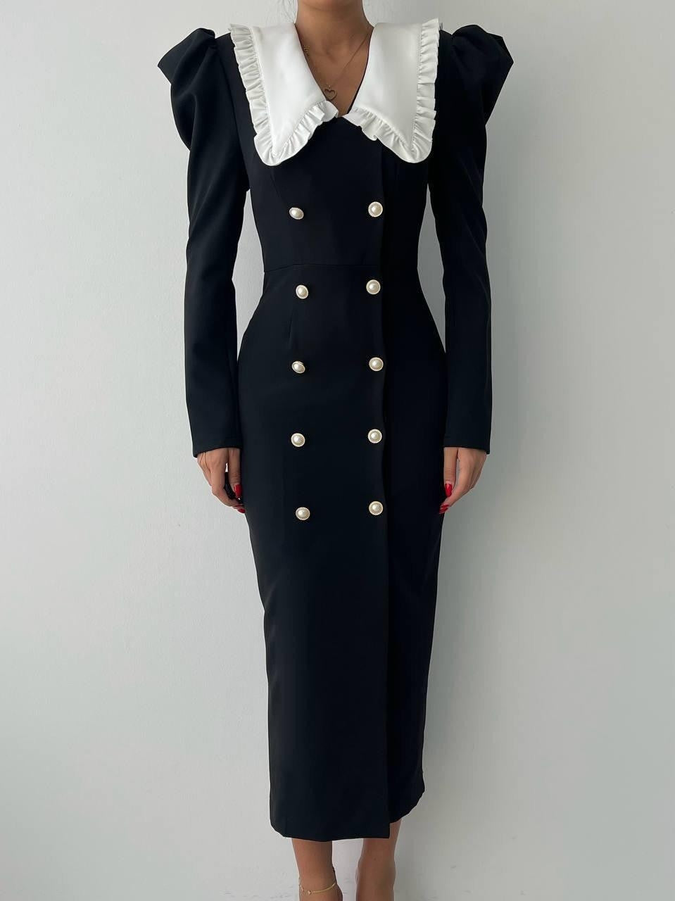 Rochie Palmas cu guler larg