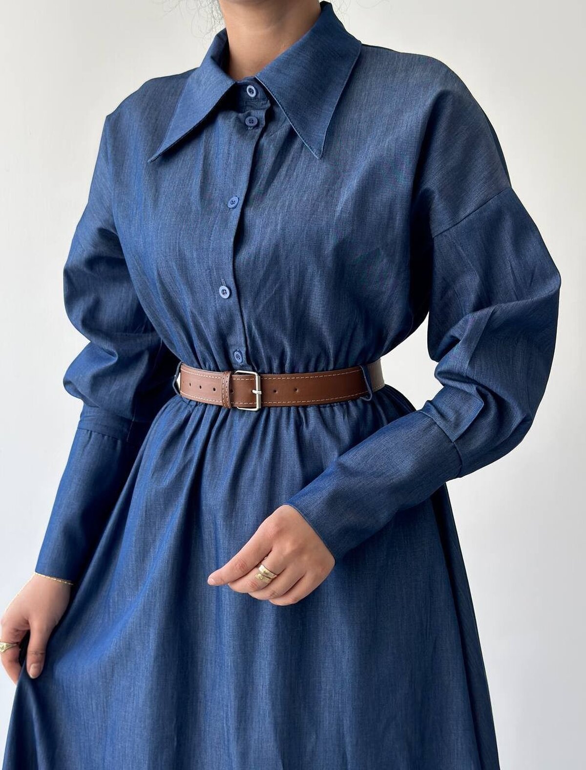 Peju Denim Elbise