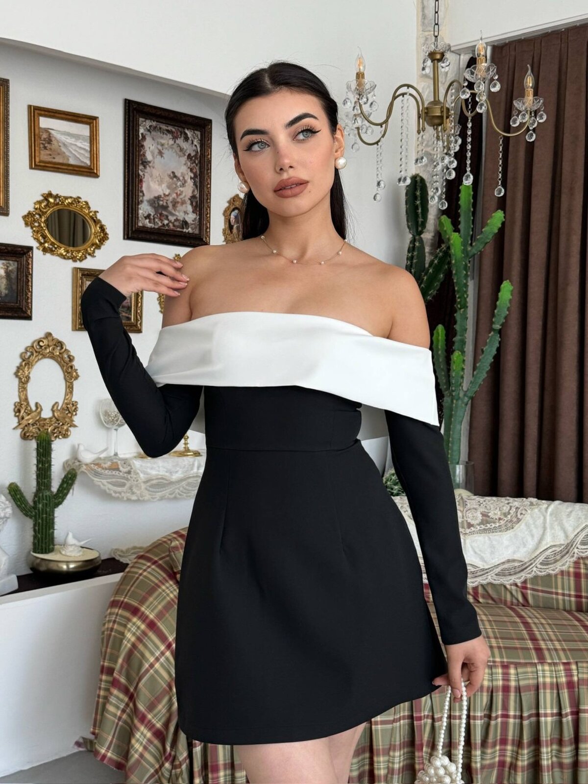 Rochie fără bretele Pmoys