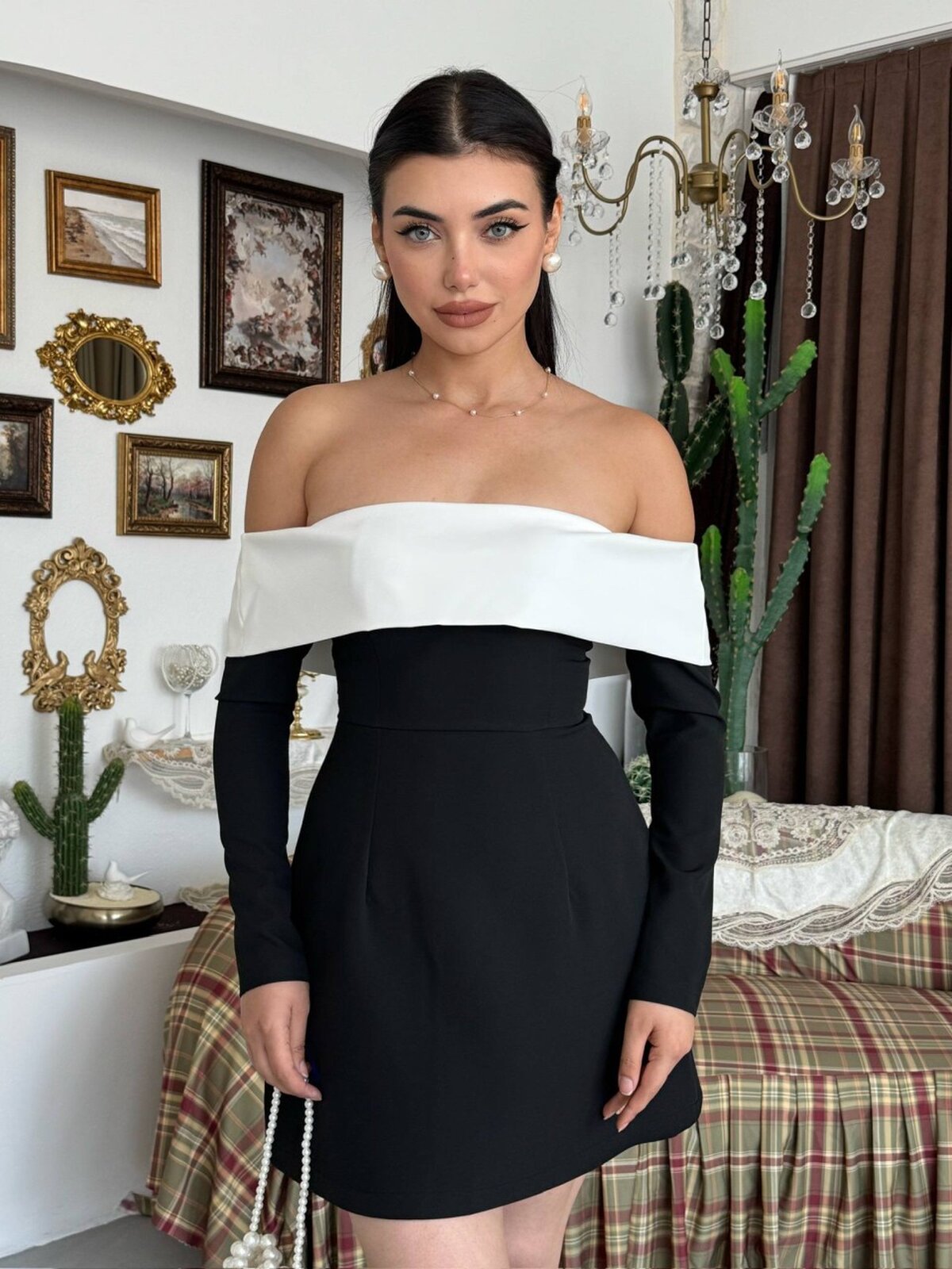 Rochie fără bretele Pmoys