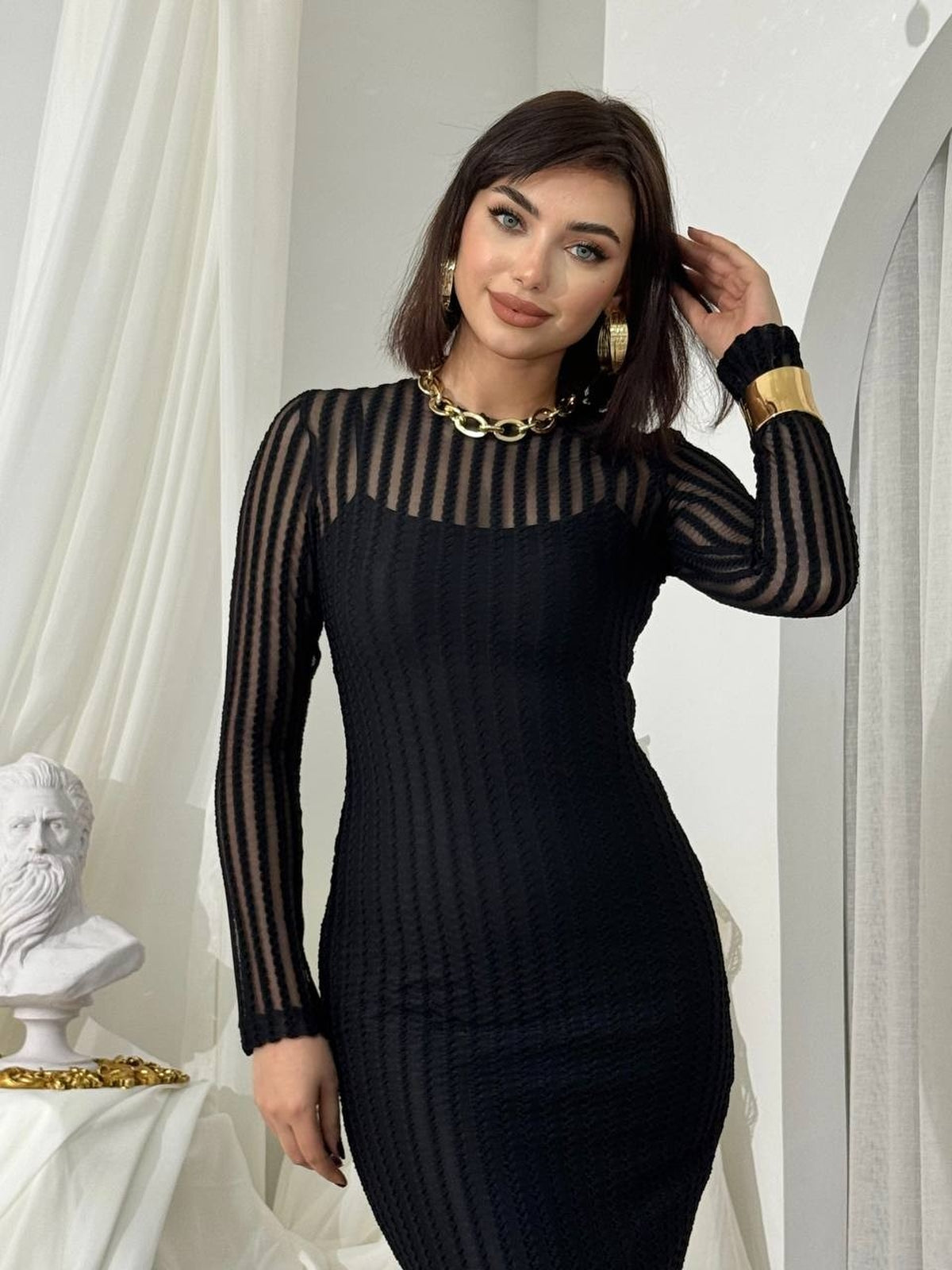 Rochie midi Polin