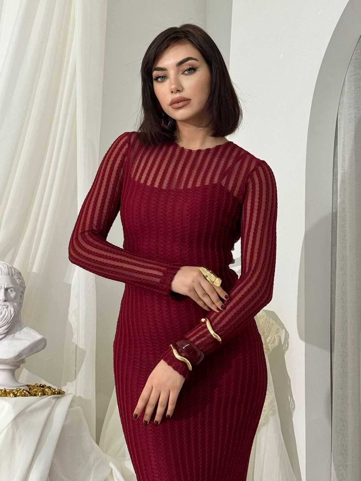 Rochie midi Polin
