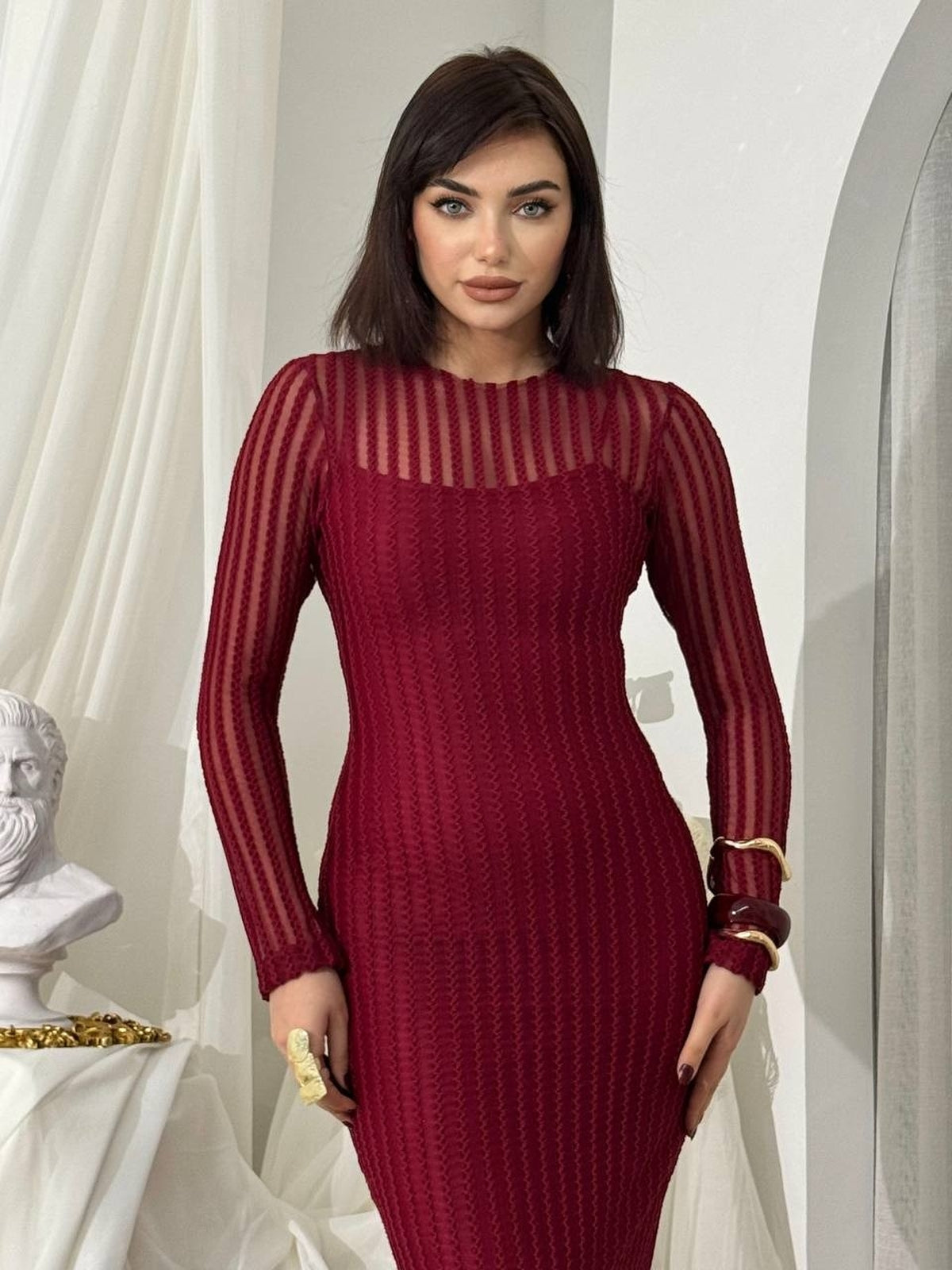 Rochie midi Polin
