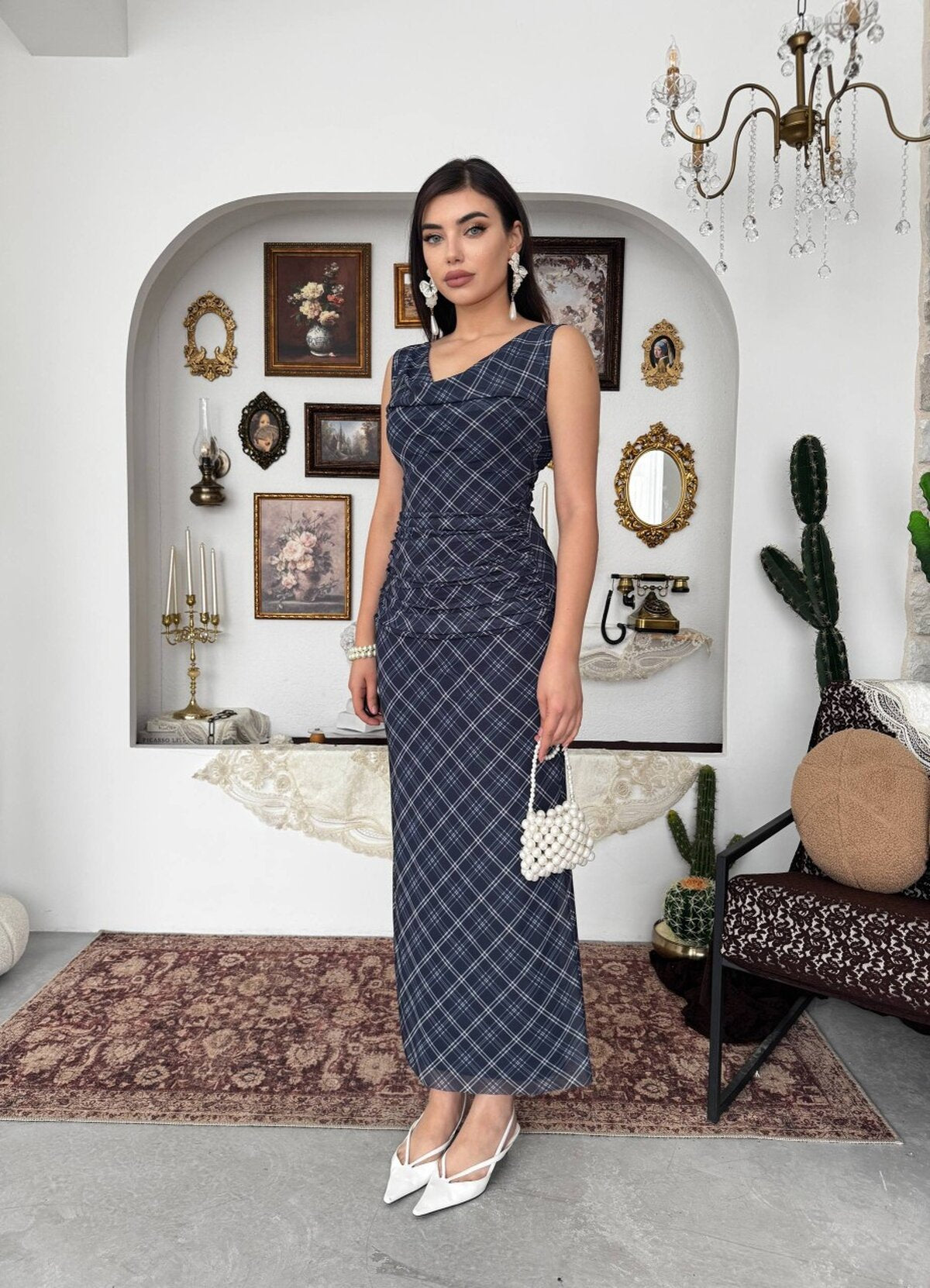 Pony Midi Elbise