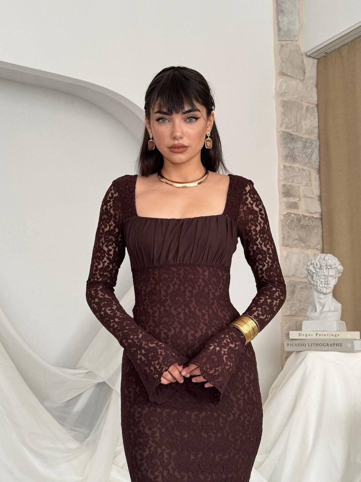 Porter Midi Elbise