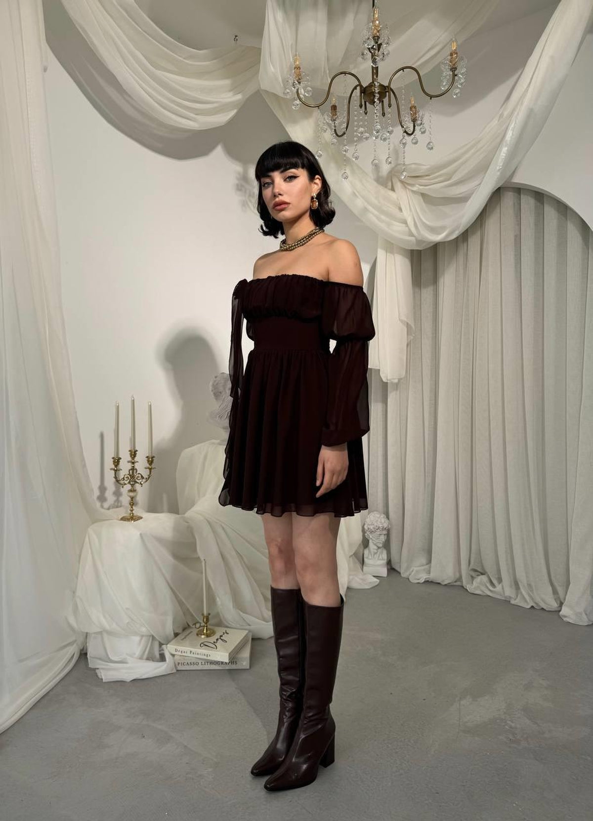 Rochie fără bretele Pure