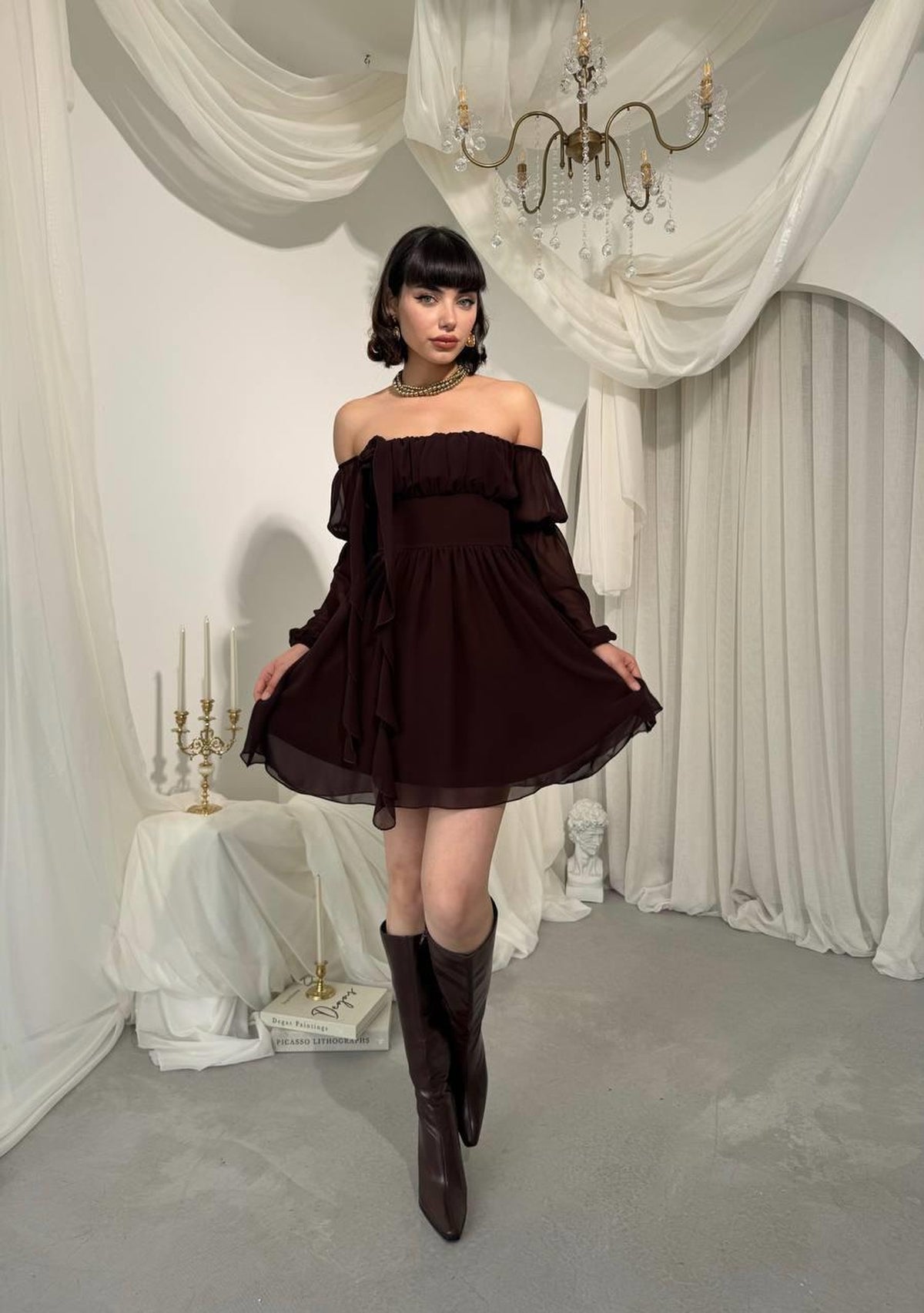 Rochie fără bretele Pure