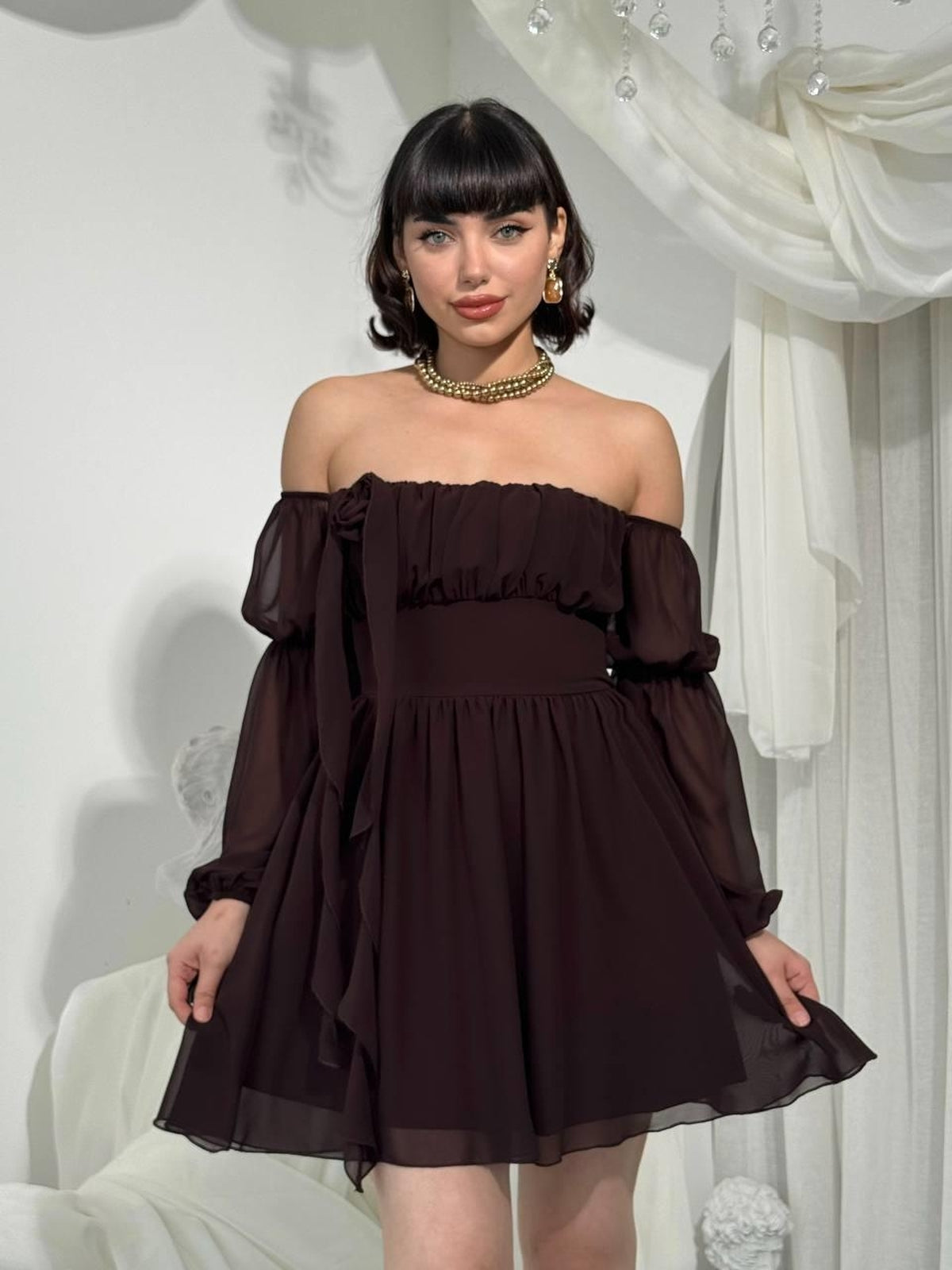 Rochie fără bretele Pure