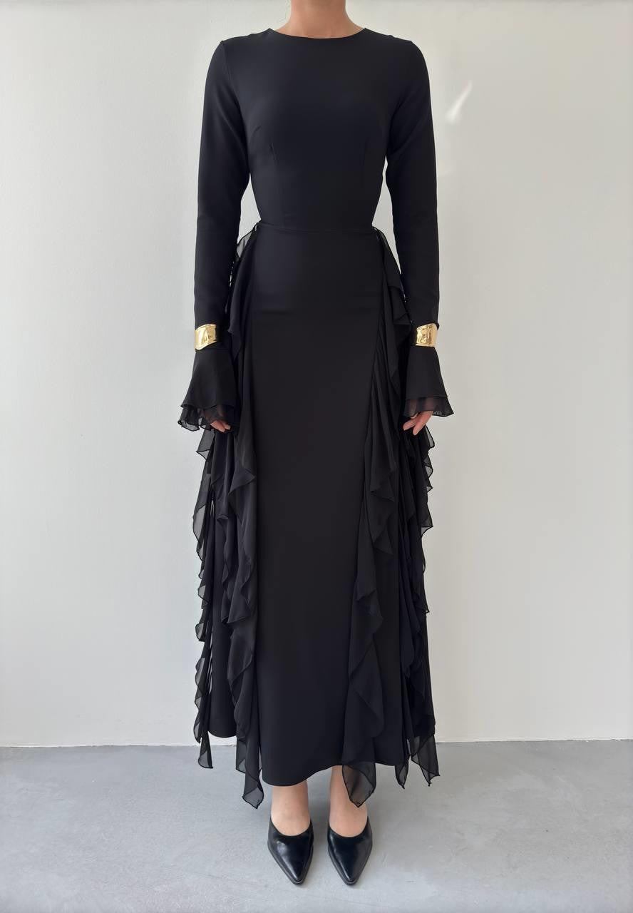 Rochie cu volane Rel