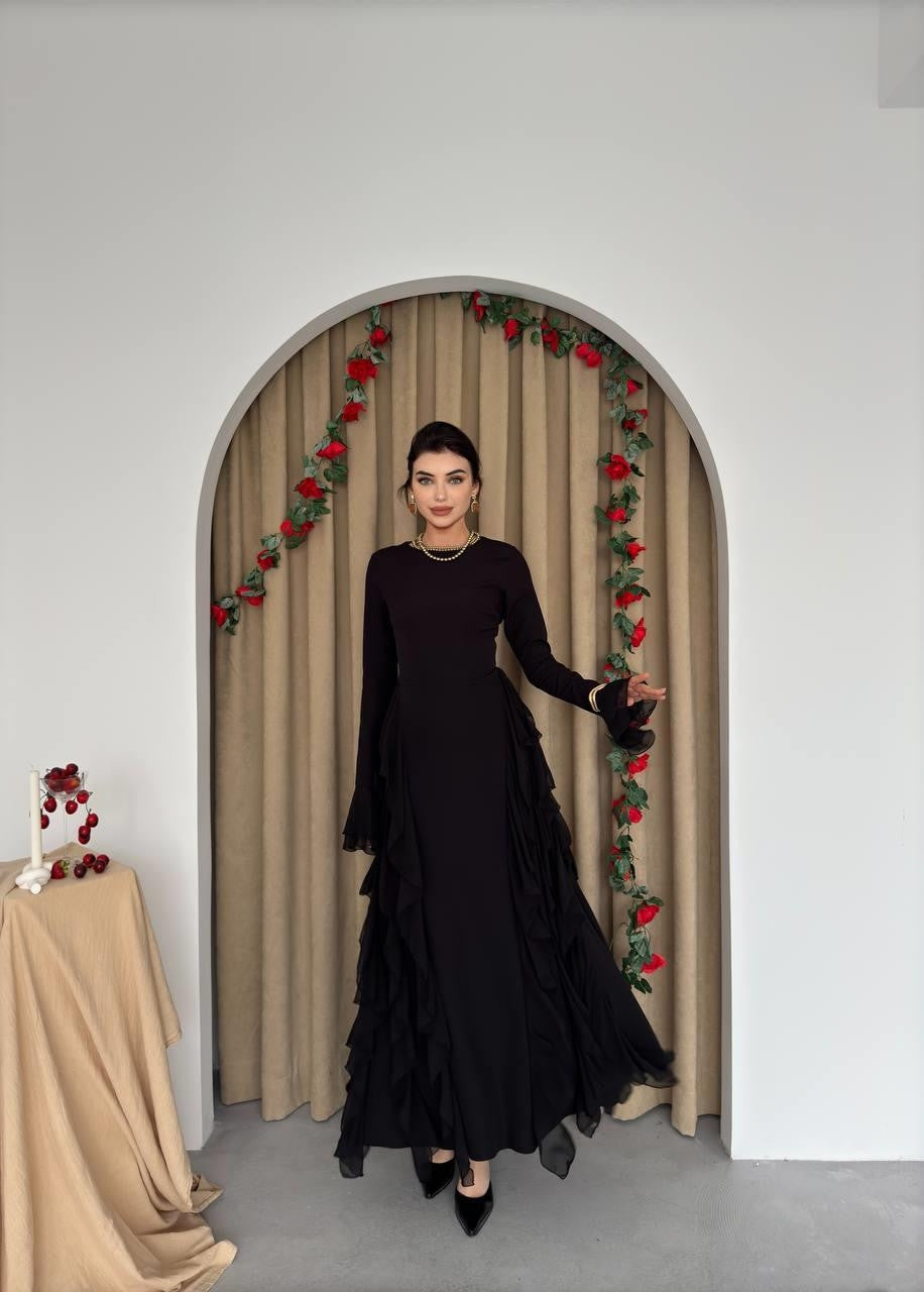 Rochie cu volane Rel