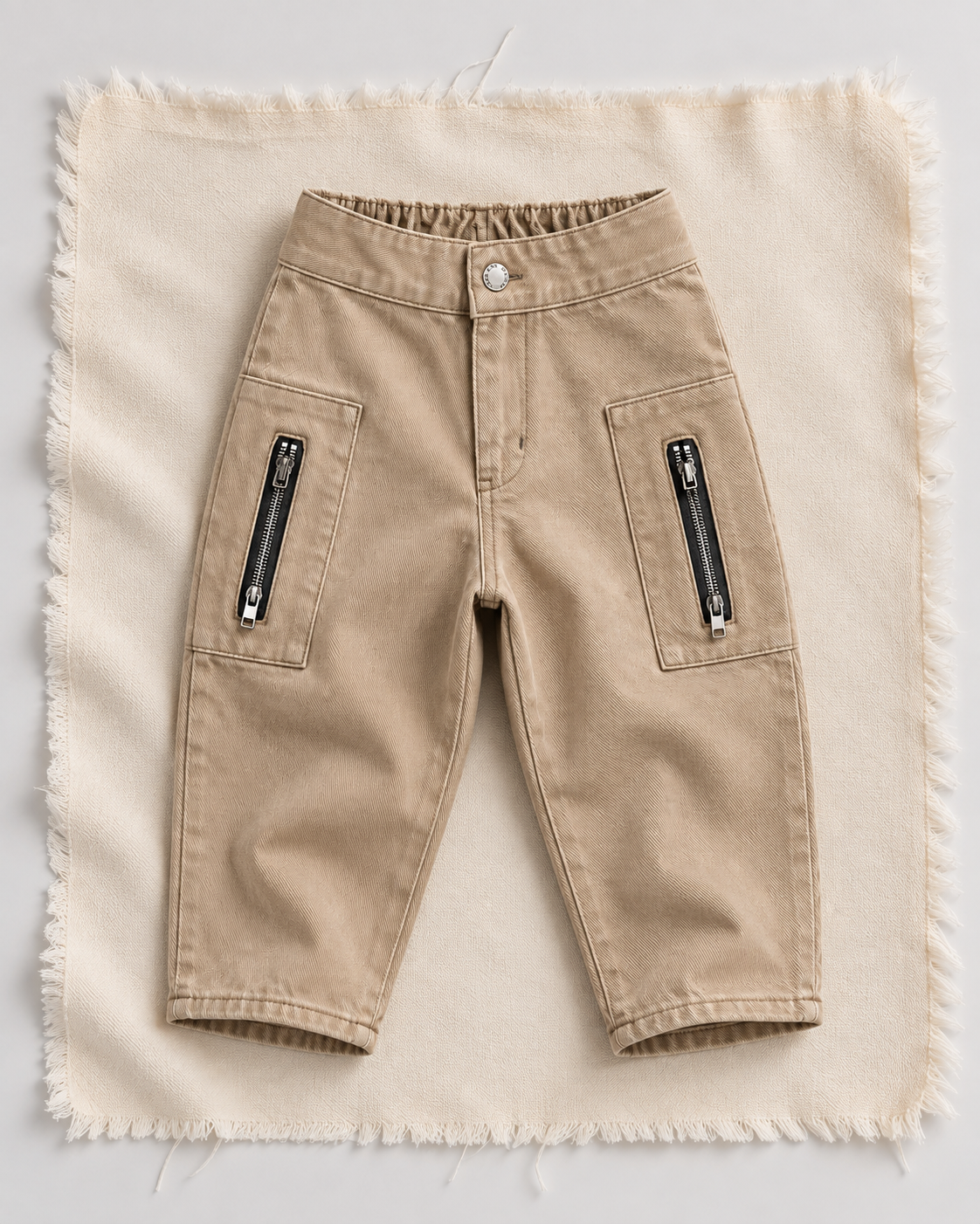 Çocuk Kargo Cepli Denim Pantolon 3–9 Yaş | RG Brand | RG1775 - MAVİ