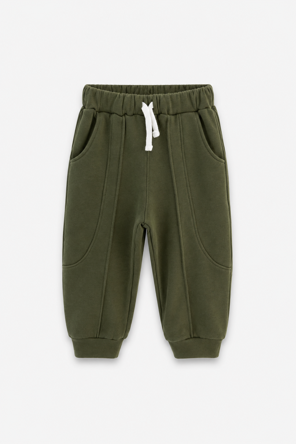 Çocuk Kavisli Cepli Jogger Pantolon | Bağcıklı Bol Kesim | 3–9 Yaş | 3 Renk | RG1790 - LACİVERT