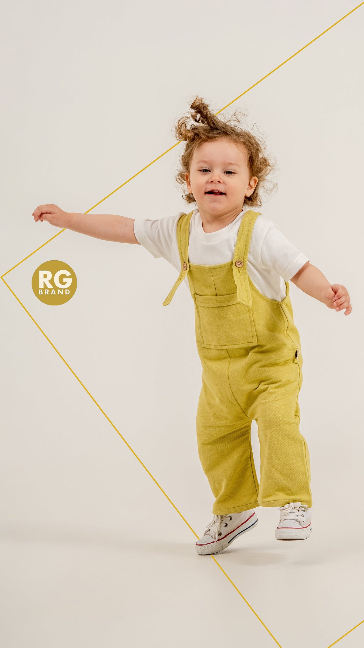 Bebek Pike Salopet | 6 Ay–4 Yaş | Pamuk Karışımlı | Zeytin Yeşili | RG Brand | RG384 - YEŞİL