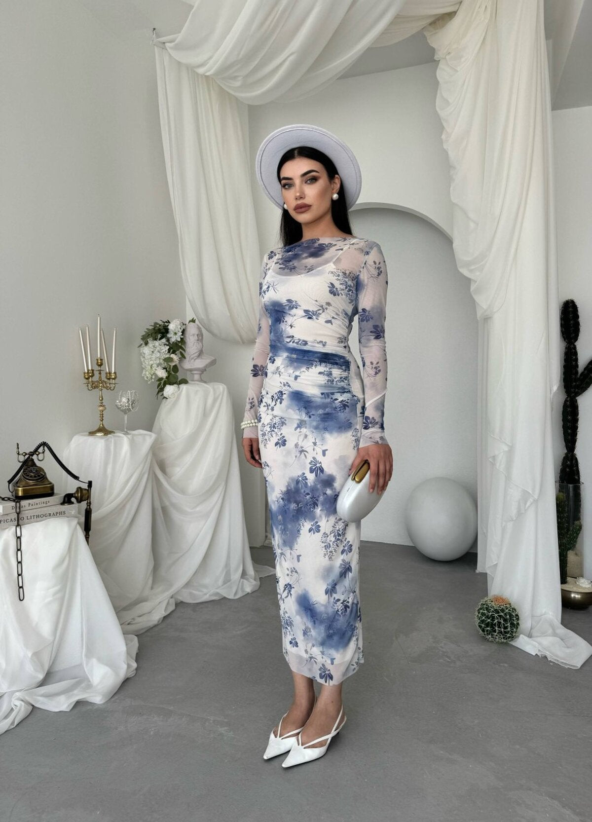 Rim Midi Elbise