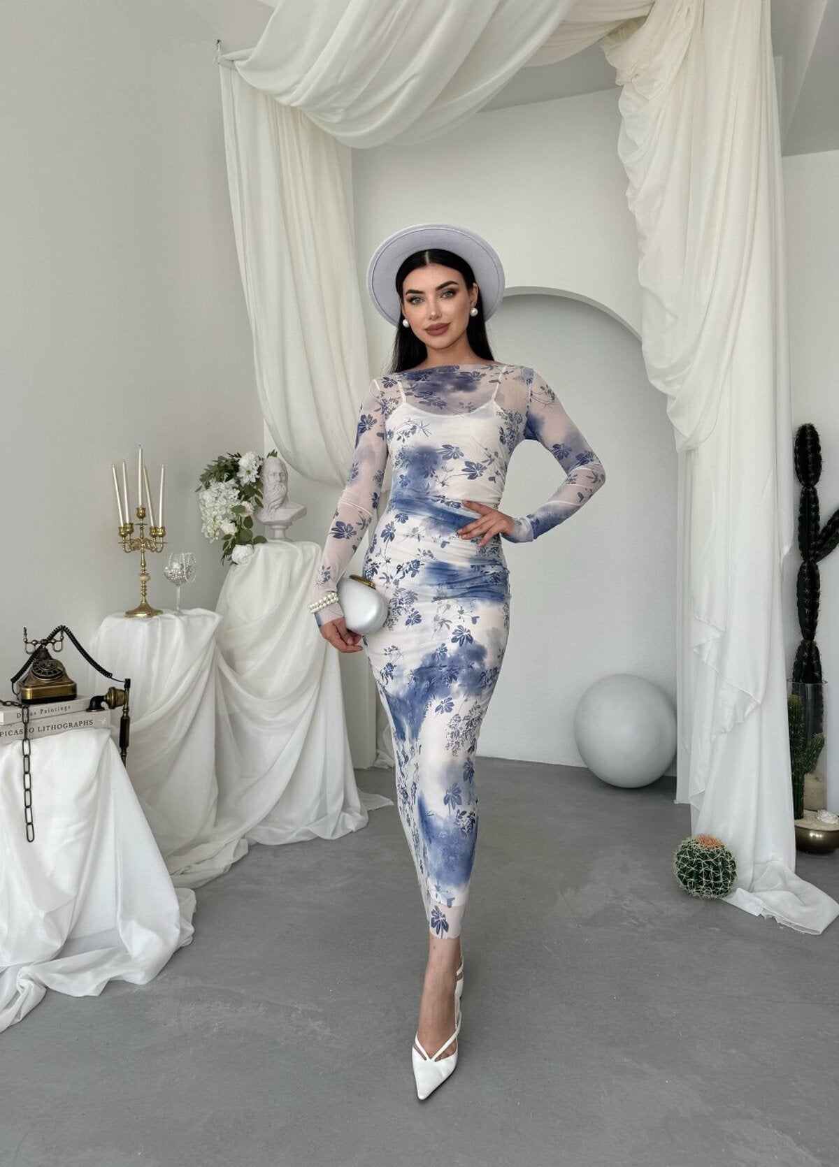 Rim Midi Elbise