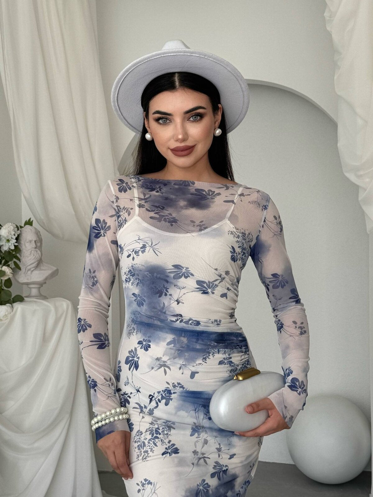 Rim Midi Elbise