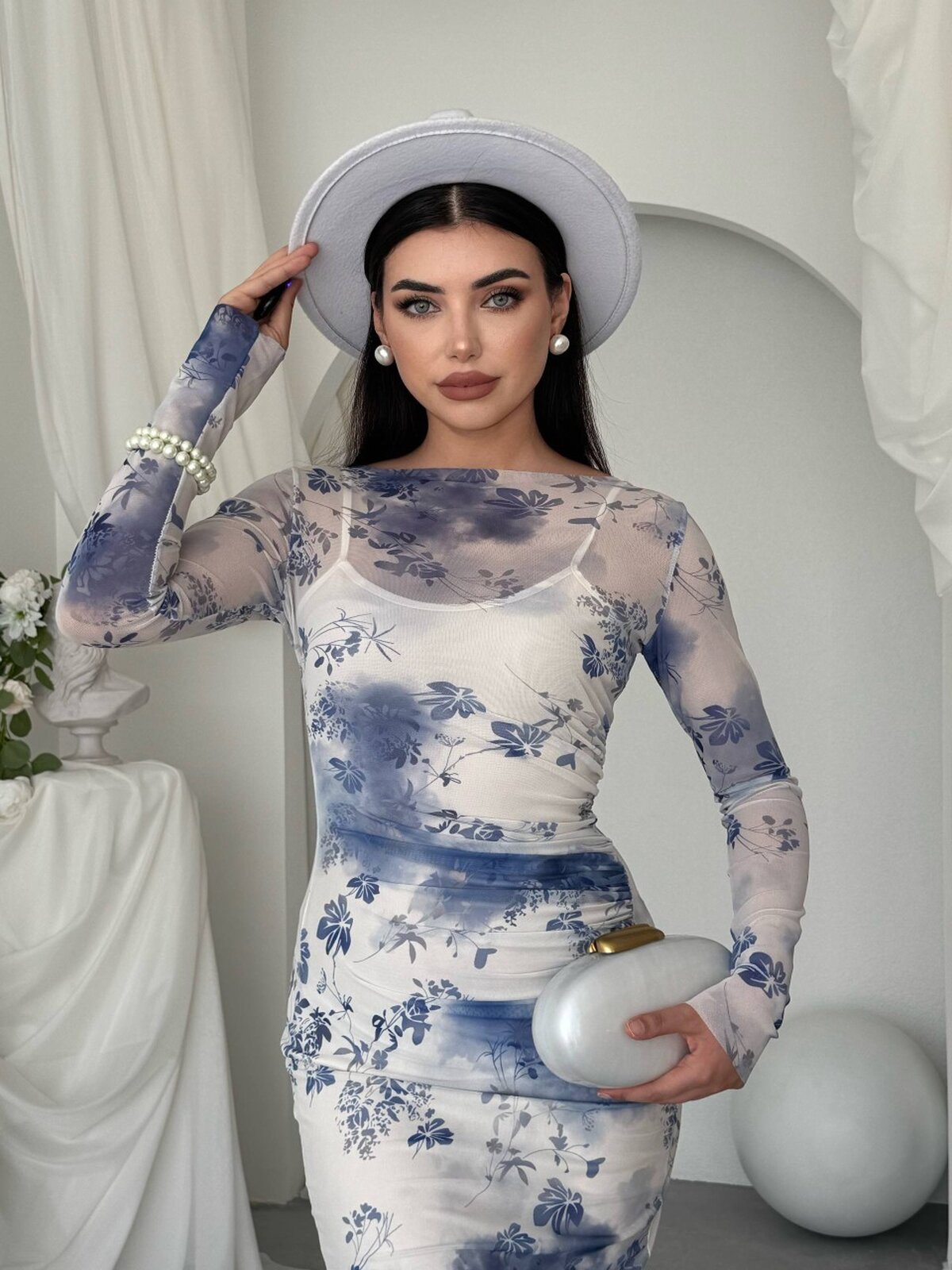 Rim Midi Elbise