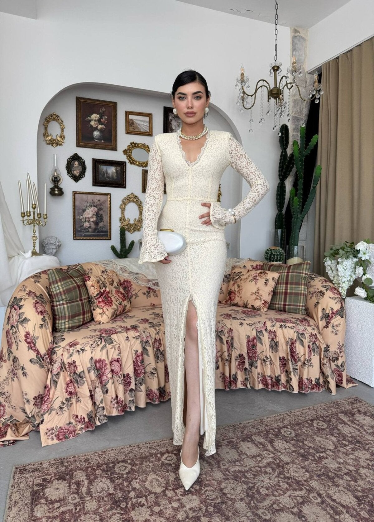 Rochie Ruyon cu șliț