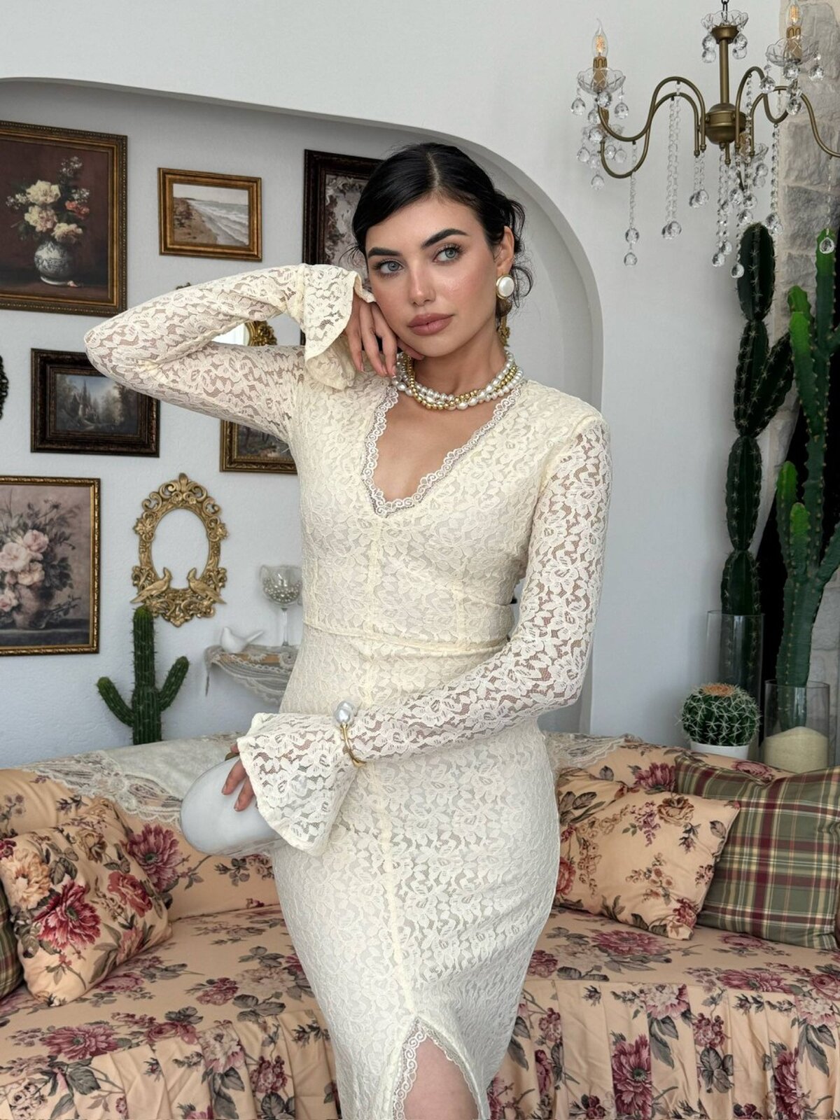 Rochie Ruyon cu șliț