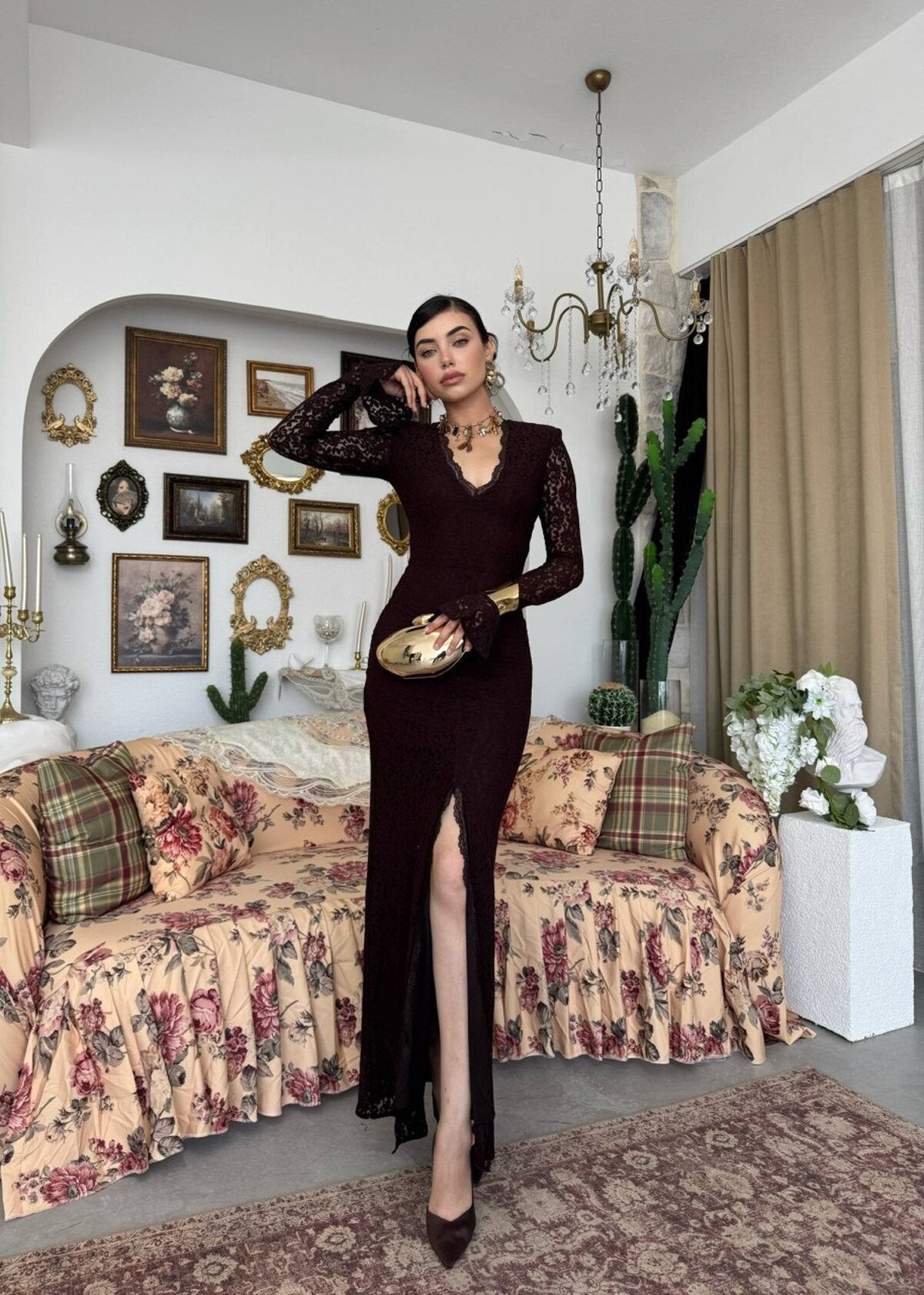 Rochie cu șliț Ruyon