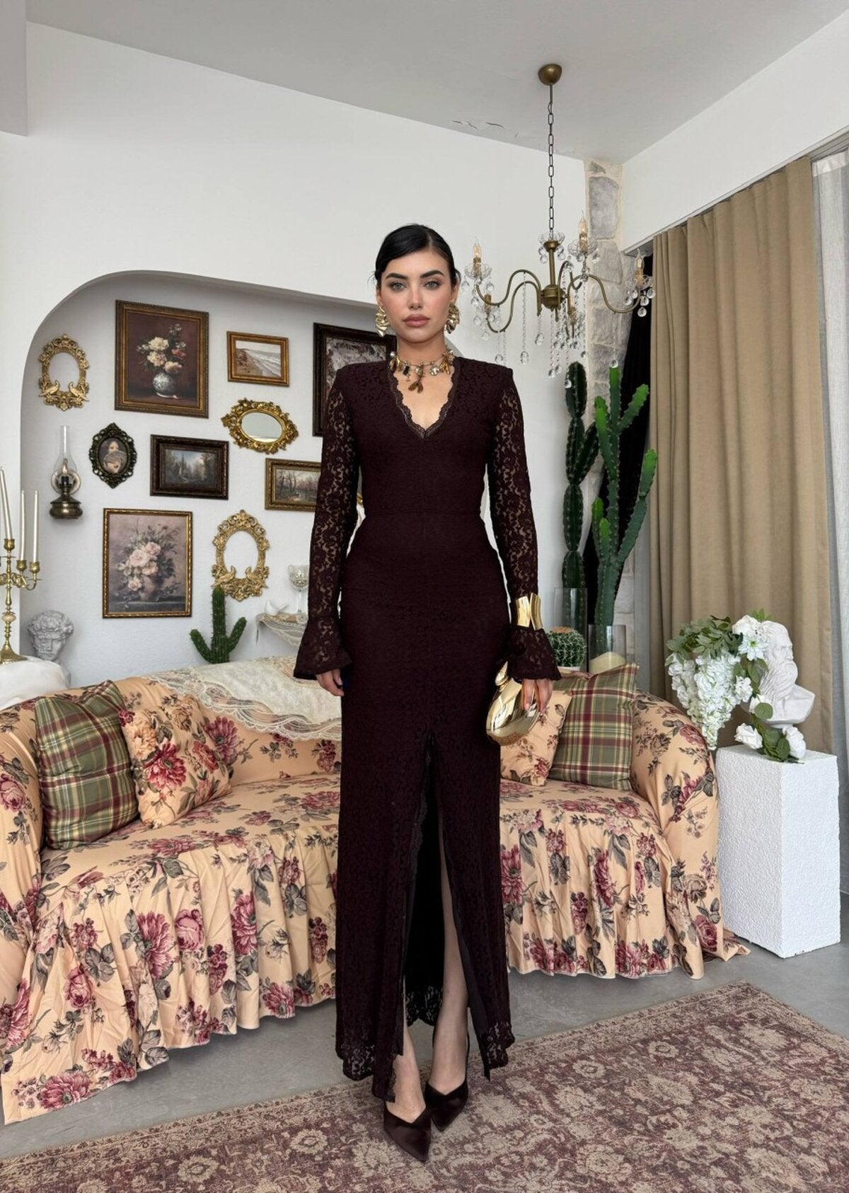 Rochie cu șliț Ruyon