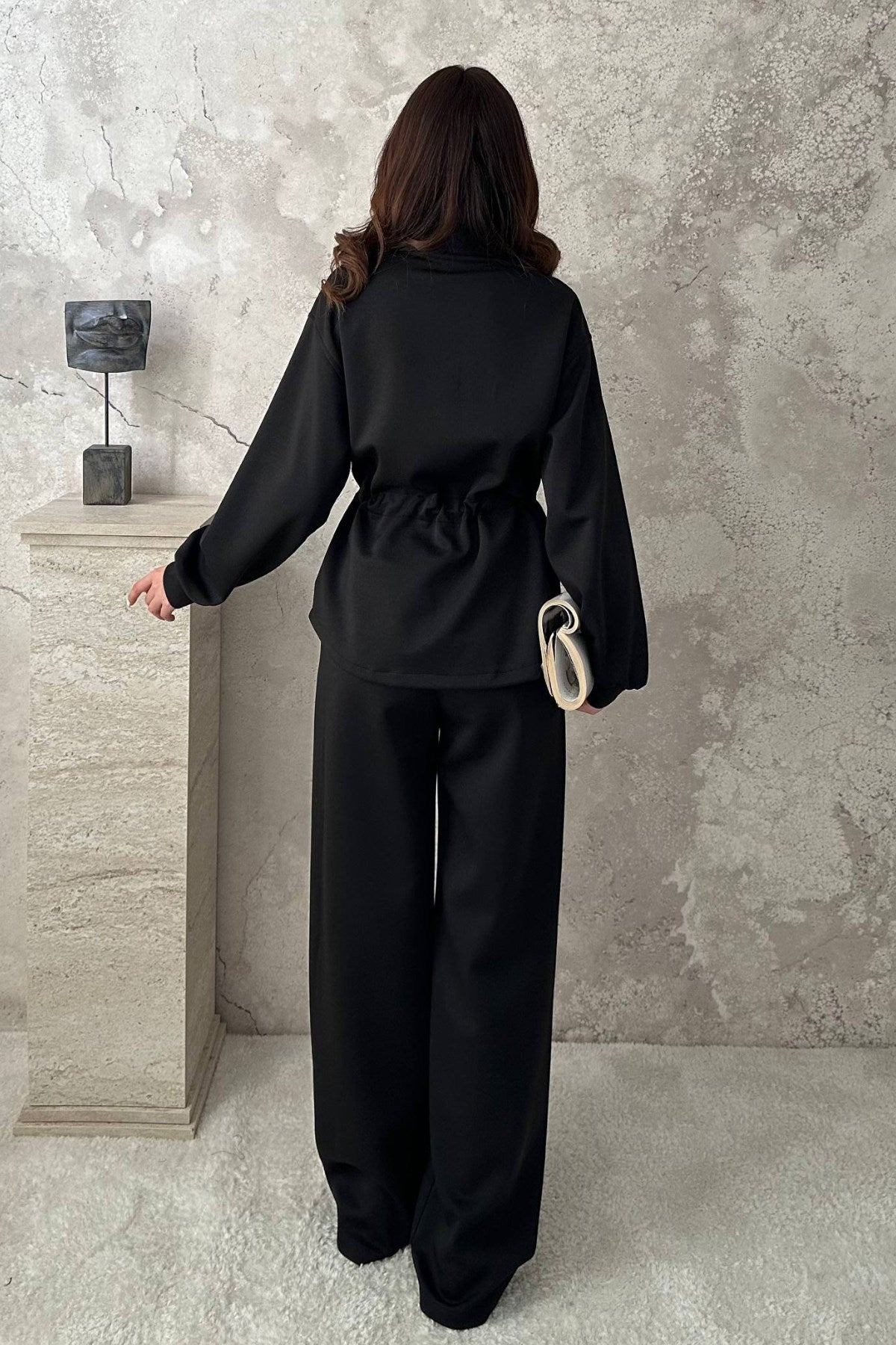Set negru de două piese